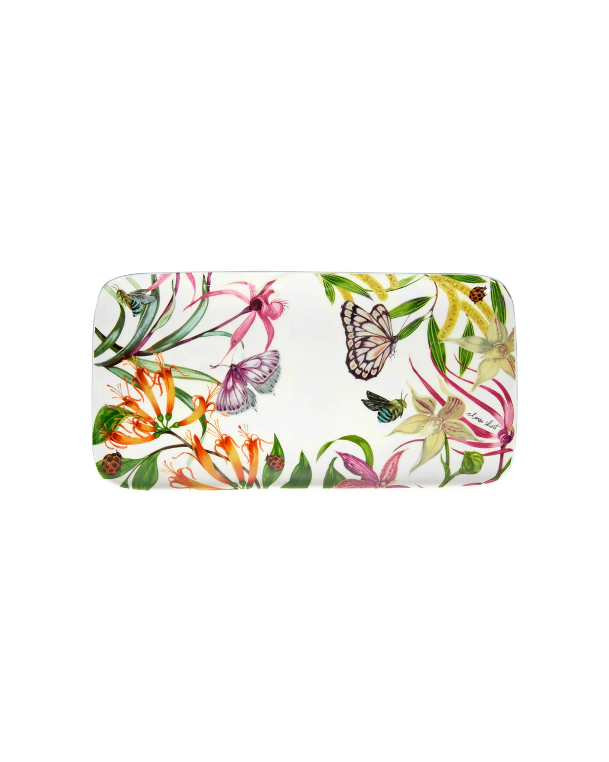 1 Maxwell & Williams Eloise Short Lyric Rectangular Platter 29x15cm Butterflies
 - Multi, 1 of 3