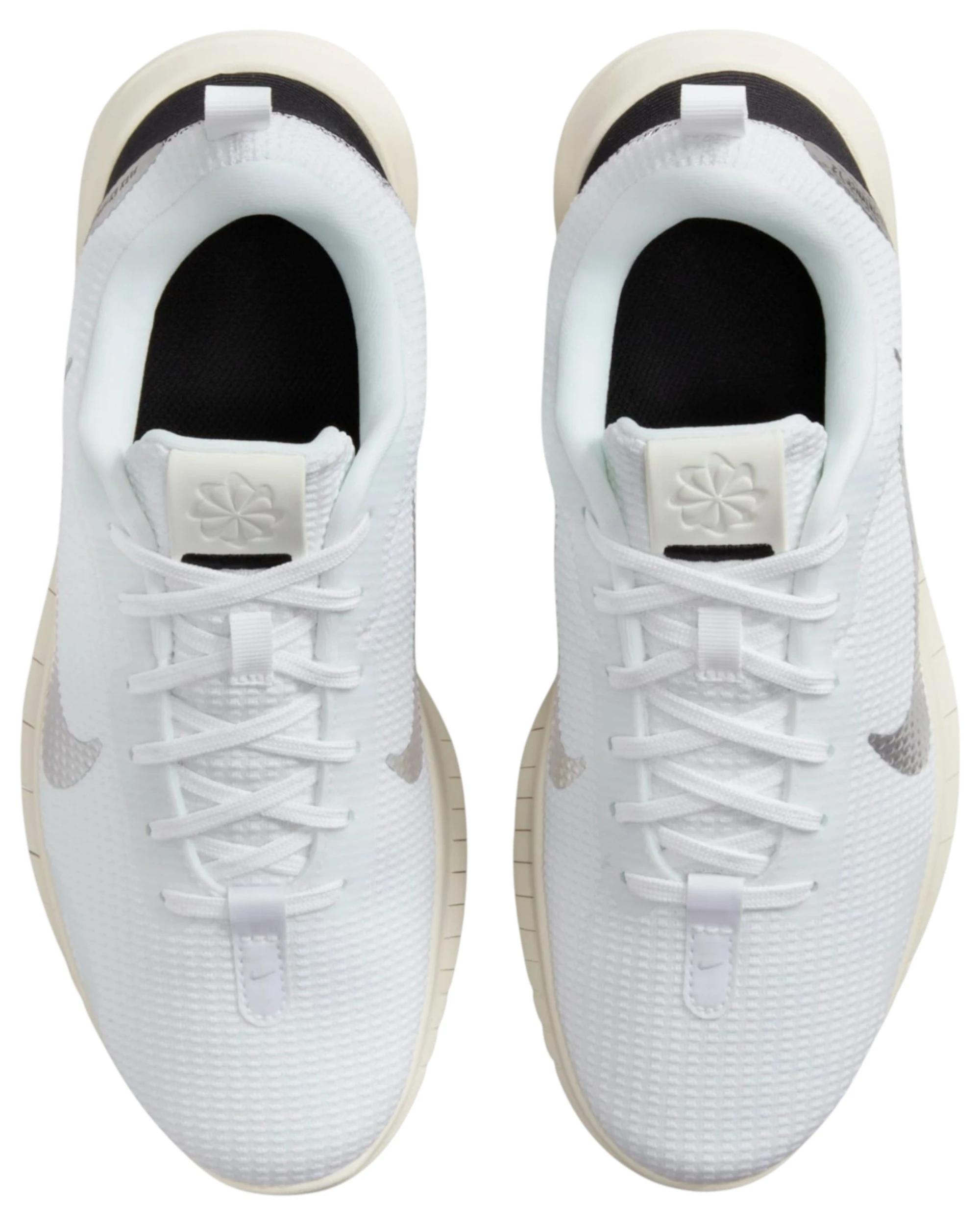 7 Nike Womens Flex Experience Run 12 White/ Silver Athletic Running Shoes WHITE/SILVER, 7 of 9