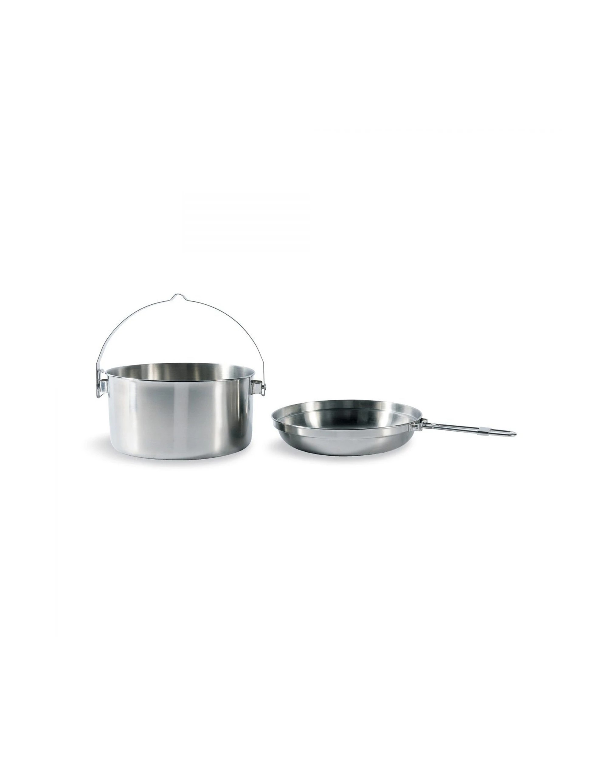 1 Tatonka Scout Kettle Pot And Pan Set 2.5L Stainless Steel Camping Cookware - Silver, 1 of 2