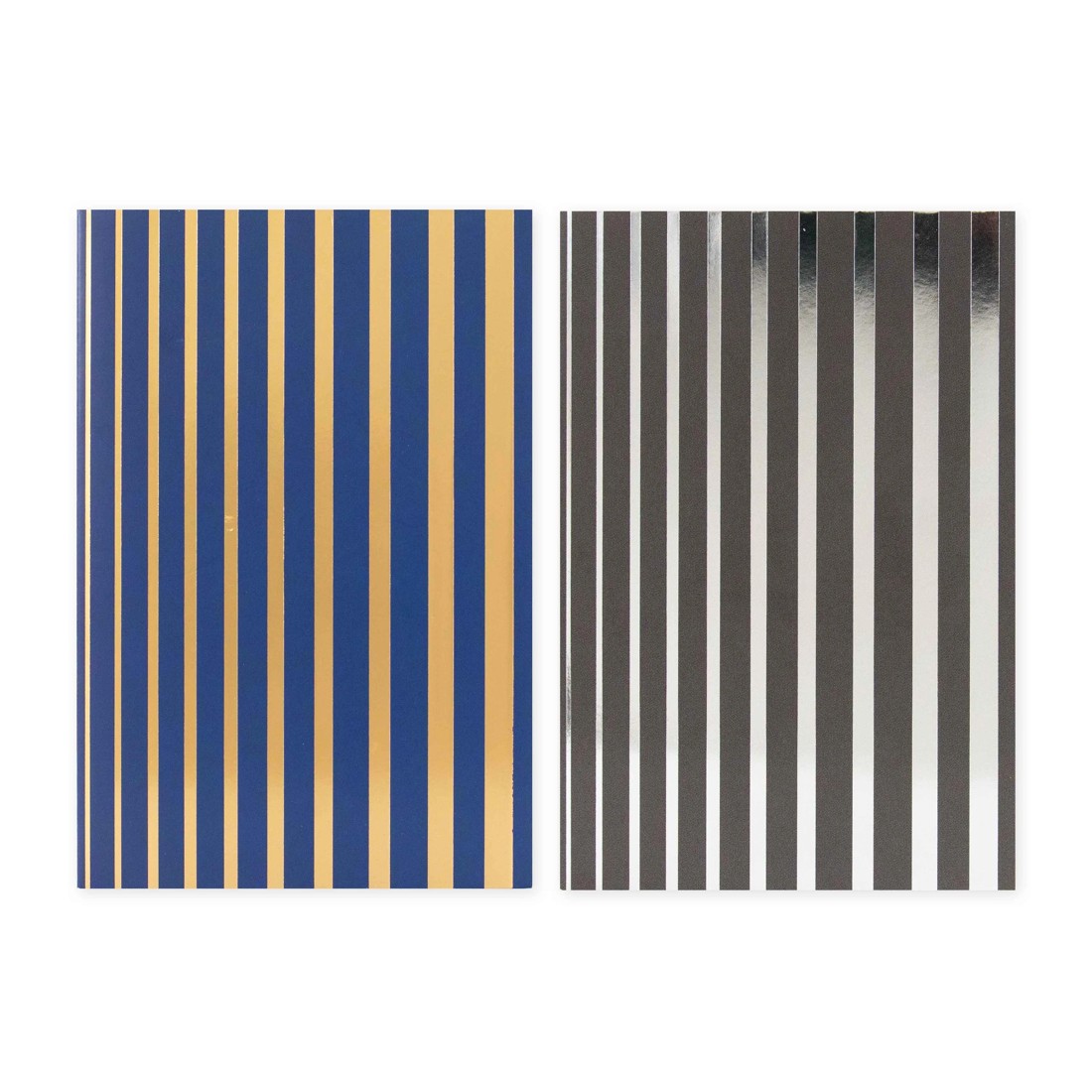 2 12 Pack Hallmark Birthday Cards - Gold Stripes and Silver Stripes Blank Cards, 2 of 4