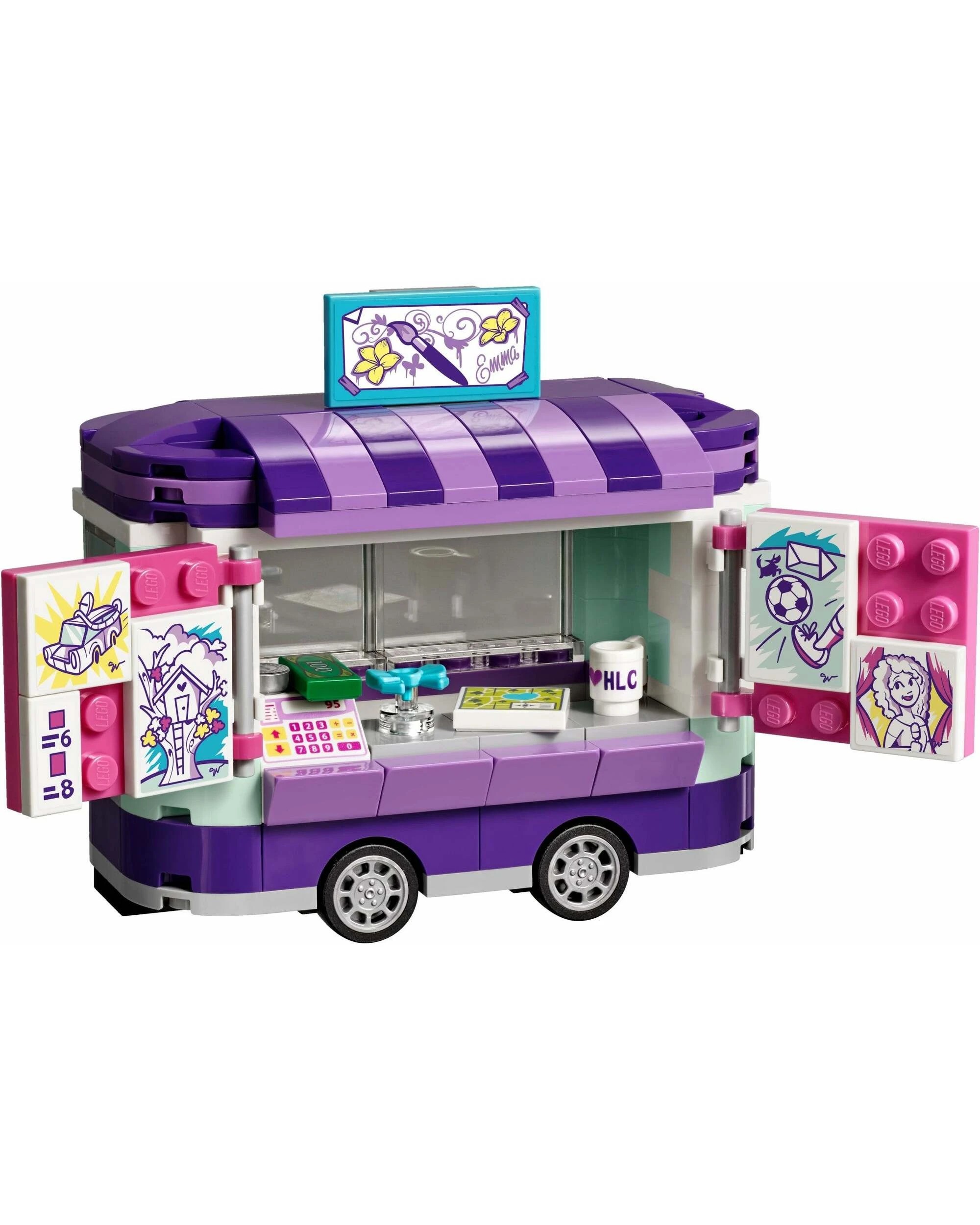 3 LEGO 41332 Emma's Art Stand Playset: Heartlake City Park Fun, 3 of 4