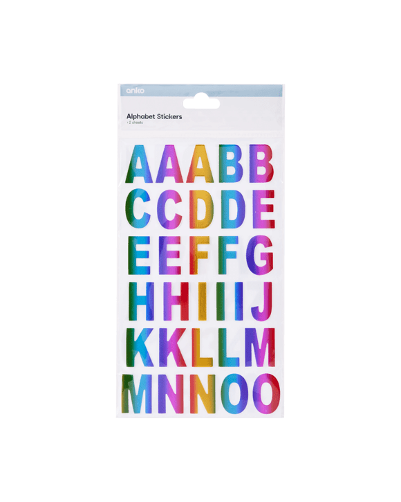 Alphabet Stickers