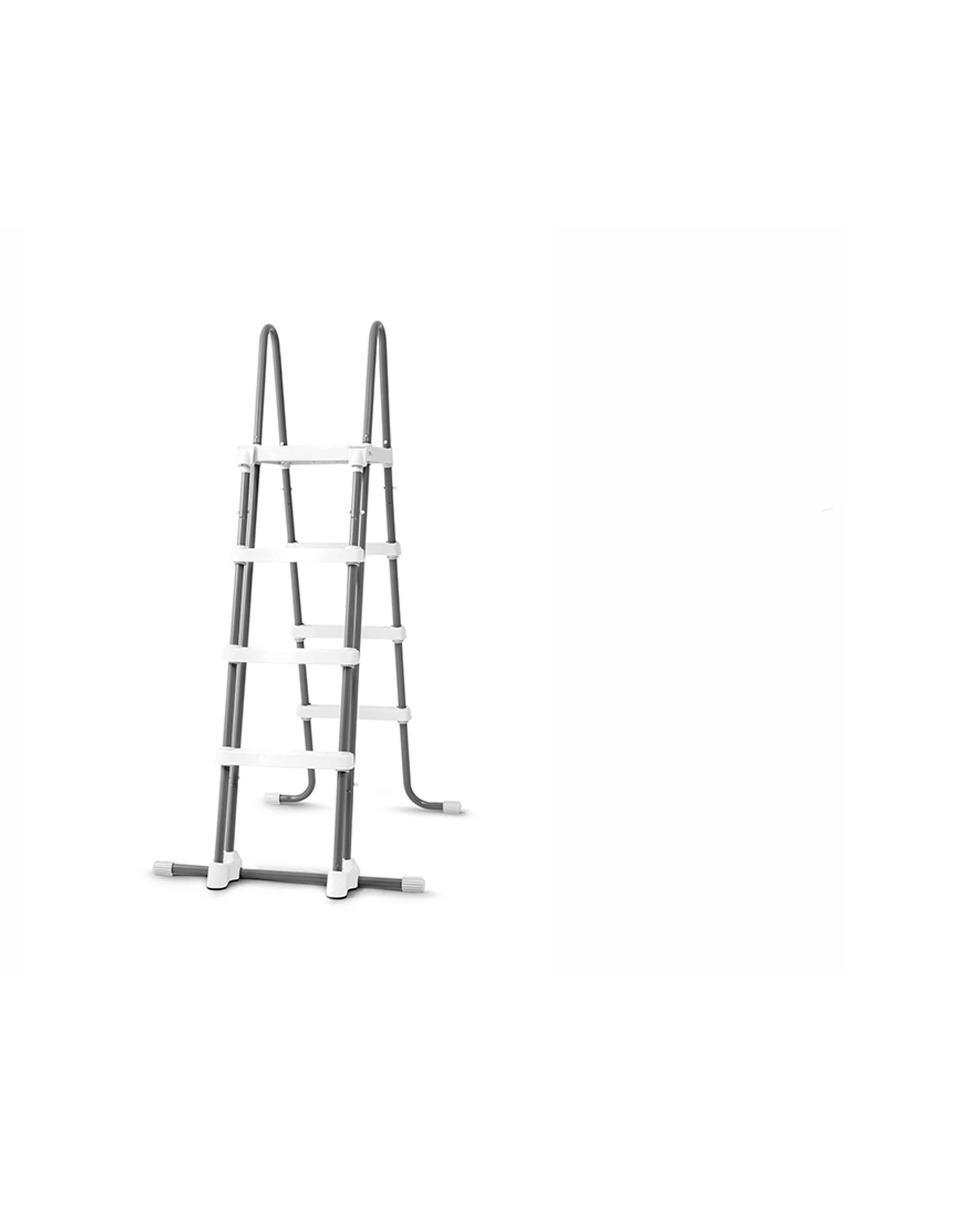 7 Intex Prism Frame Oval Above Ground Swimming Pool Set With Ladder - Grey, 7 of 8