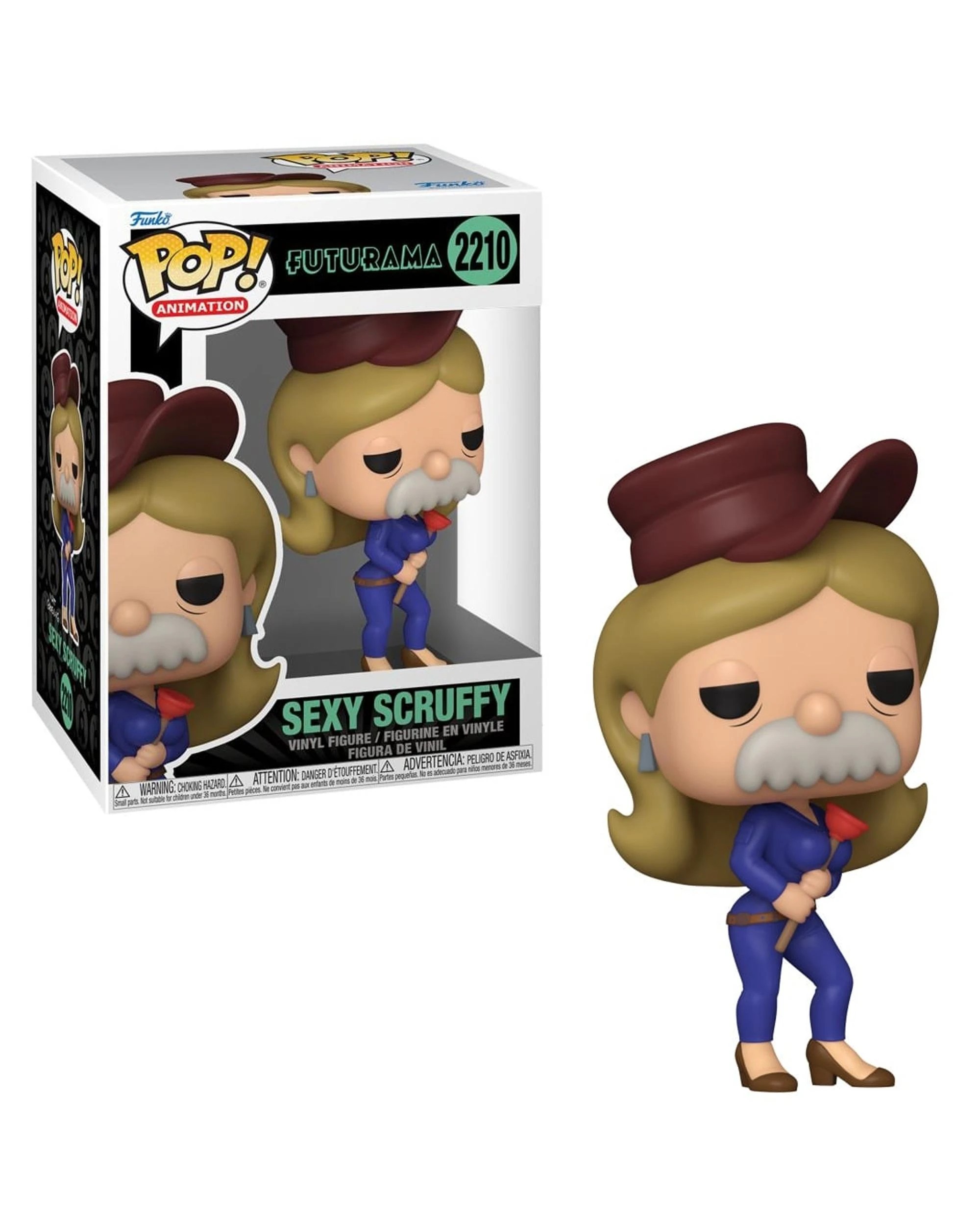 1 Futurama Sexy Scruffy Funko POP! Vinyl, 1 of 3