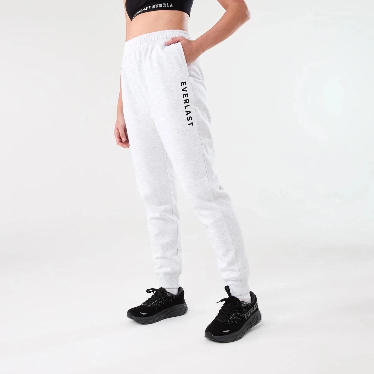 2 Everlast Womens Core Trackpants EVERLAST WHITE MARLE, 2 of 8