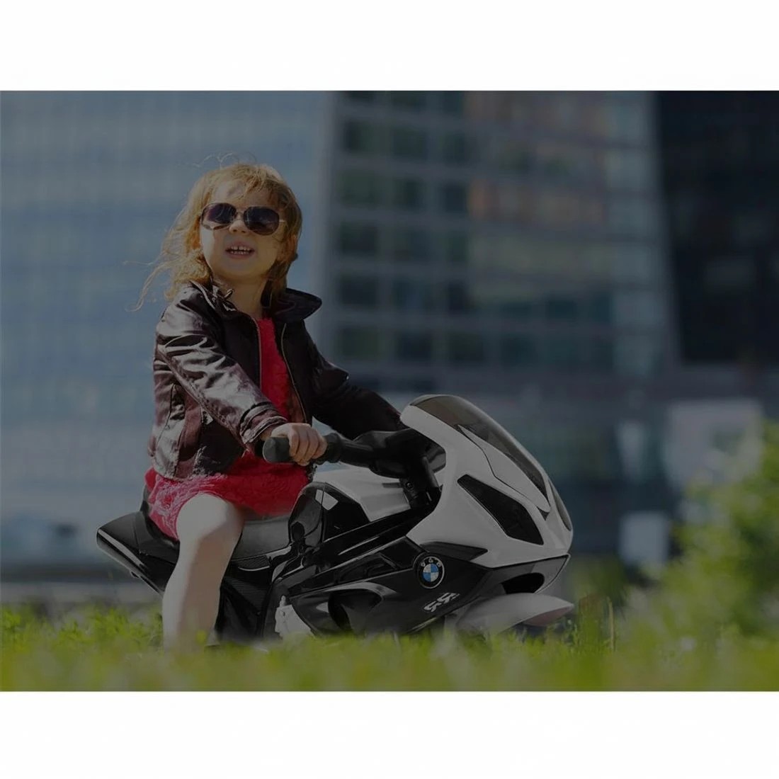 5 Kids Electric Ride On Car Police Motorcycle Motorbike BMW Licensed S1000RR - Black, 5 of 6
