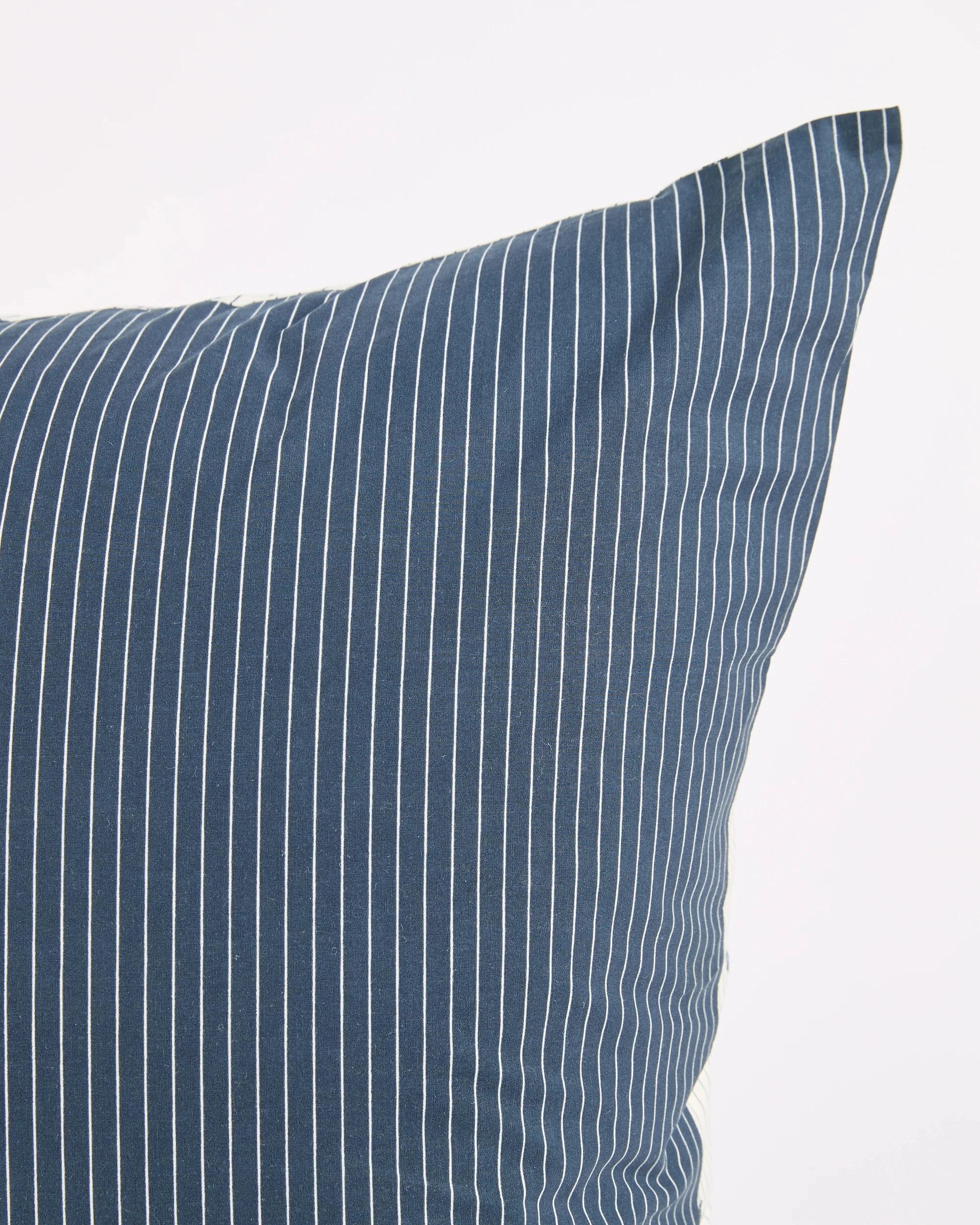 3 Target Ezra Floral Pinstripe Australian Cotton Reversible European Pillowcase - Queen Bed - White, 3 of 3