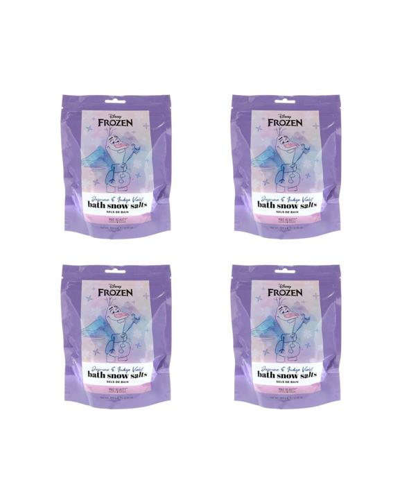 Disney Frozen Olaf Scented Bath Snow Salts Jasmine 4PK 350g Set - Pattern