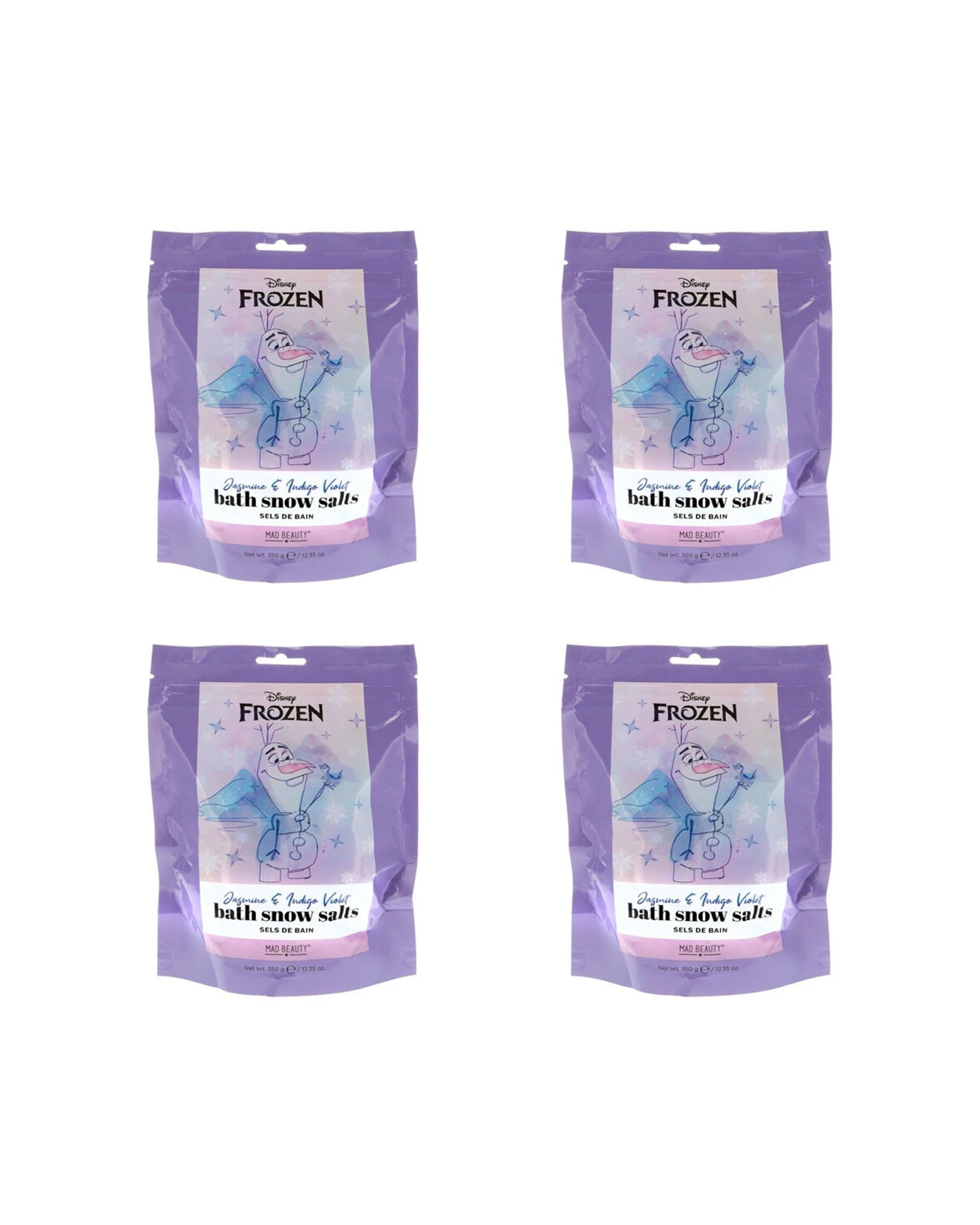 1 Disney Frozen Olaf Scented Bath Snow Salts Jasmine 4PK 350g Set - Pattern, 1 of 1
