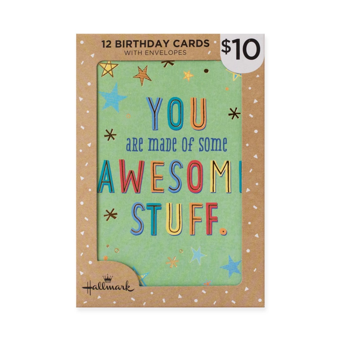 1 12 Pack Hallmark Birthday Cards - Fun & Encouraging, 1 of 3