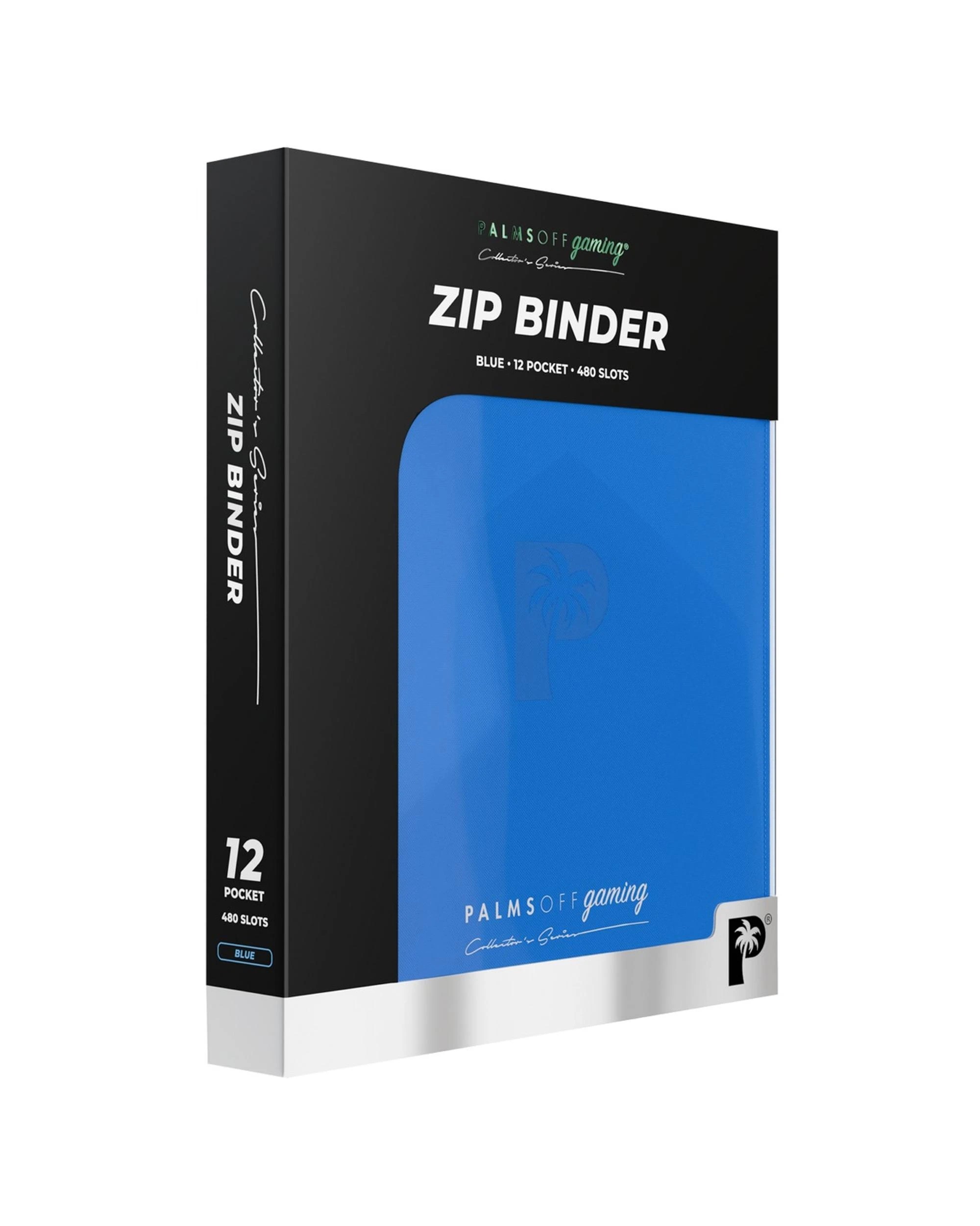 8 Palms Off Gaming Collector's Series 12 Pocket Zip Binder - Blue, 8 of 8