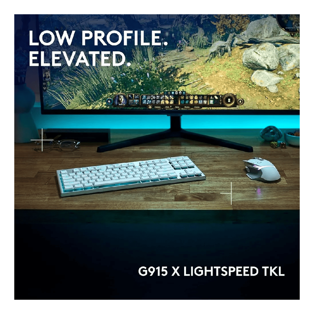 4 Logitech G G915 X TKL Wireless Gaming Keyboard White, 4 of 8