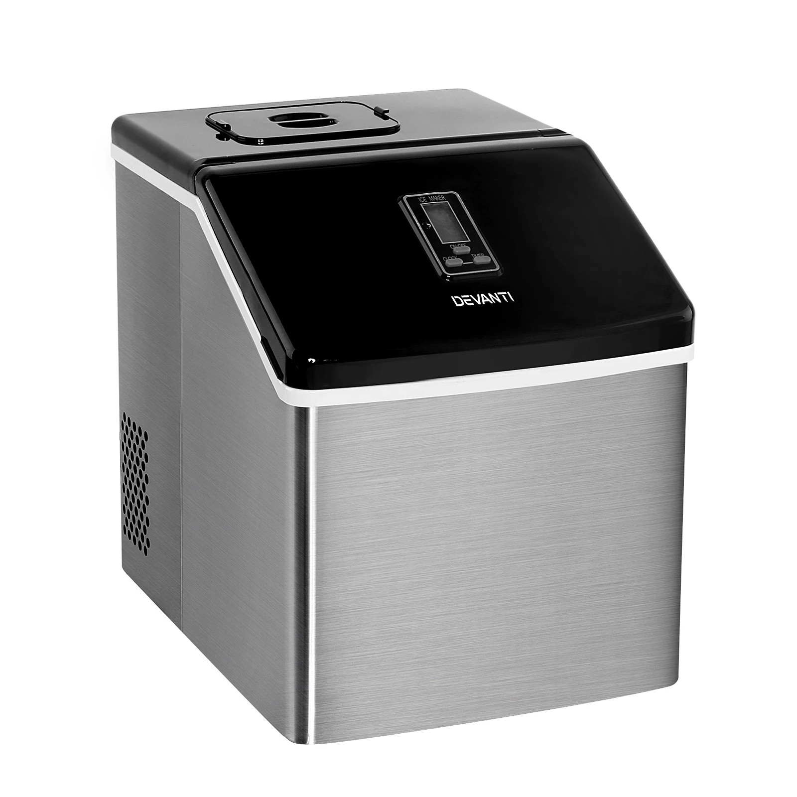 1 Devanti 18kg Ice Maker Machine Stainless Steel - Silver, 1 of 6