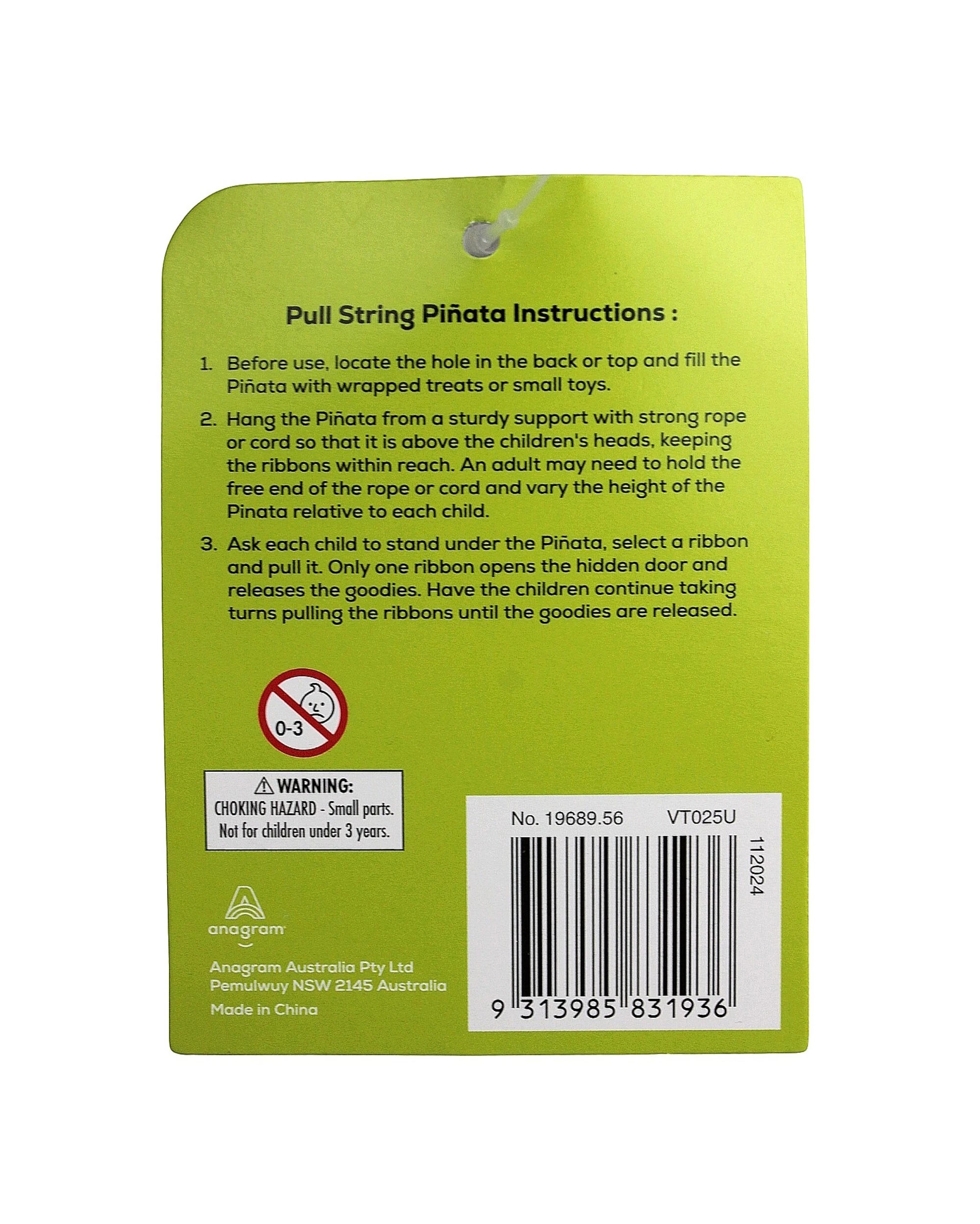 3 Anagram Alien Spaceship Pinata, 3 of 3