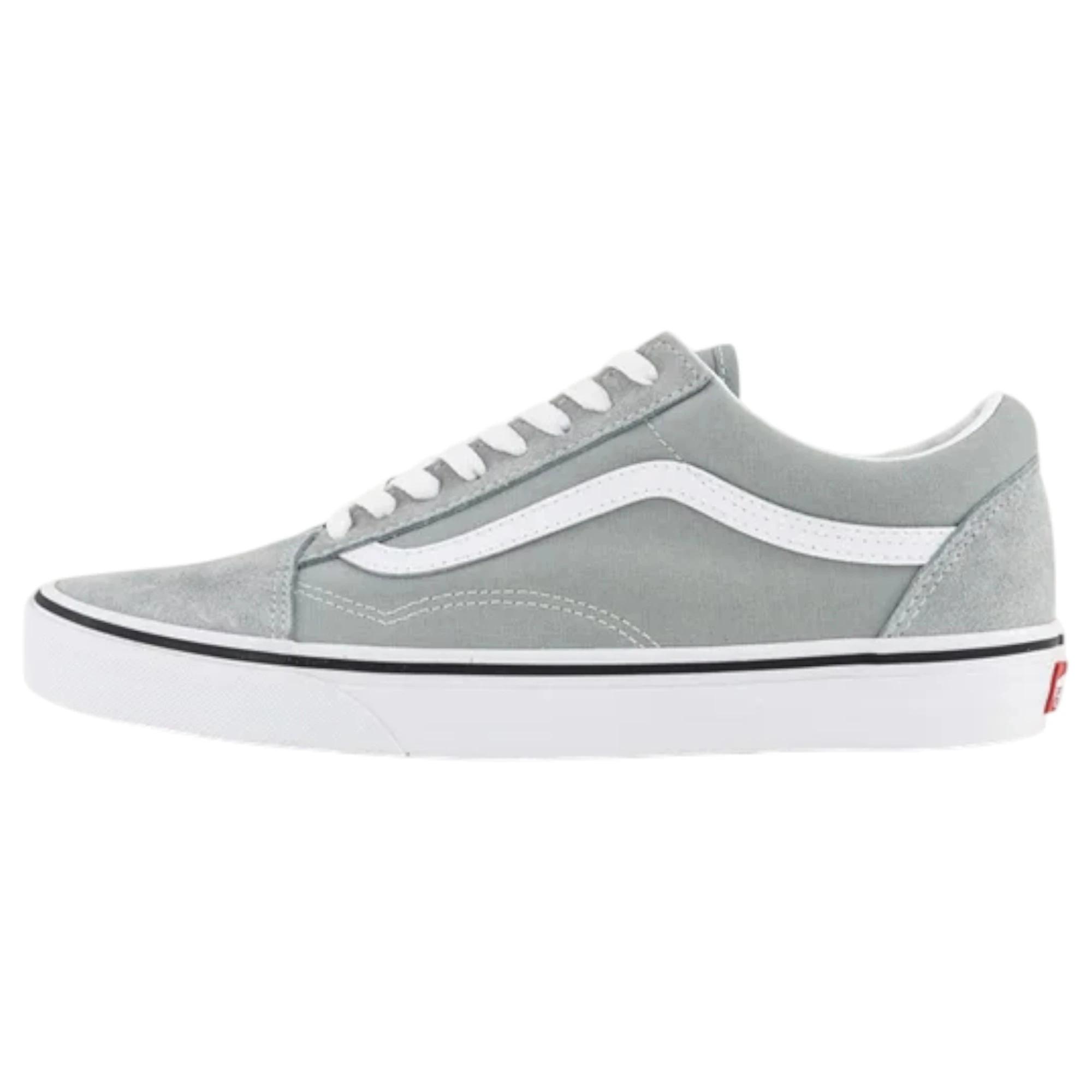 1 Vans Unisex Old Skool Low Top Color Theory Pure Grey Lace Up Shoes GREY, 1 of 6