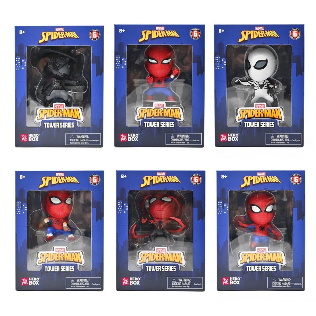 1 YuMe HeroBox Marvel Spider-Man Tower Series Action Figure - Assorted, 1 of 10
