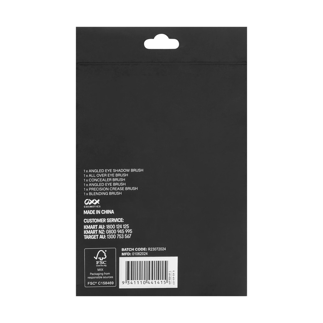 6 OXX Cosmetics Eye Makeup Brush Set, 6 of 6