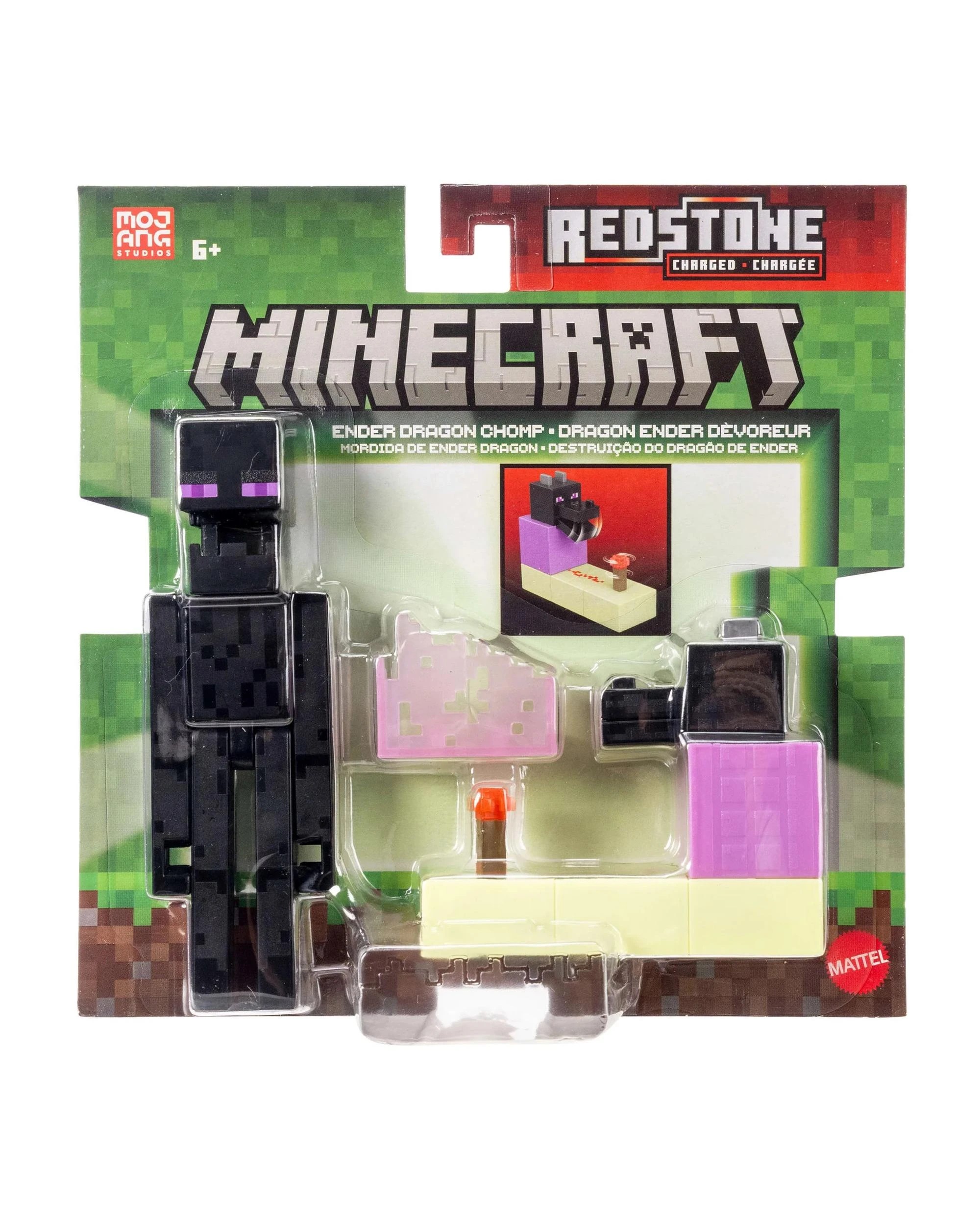 1 Minecraft Redstone Charged Ender Dragon Chomp, 1 of 2
