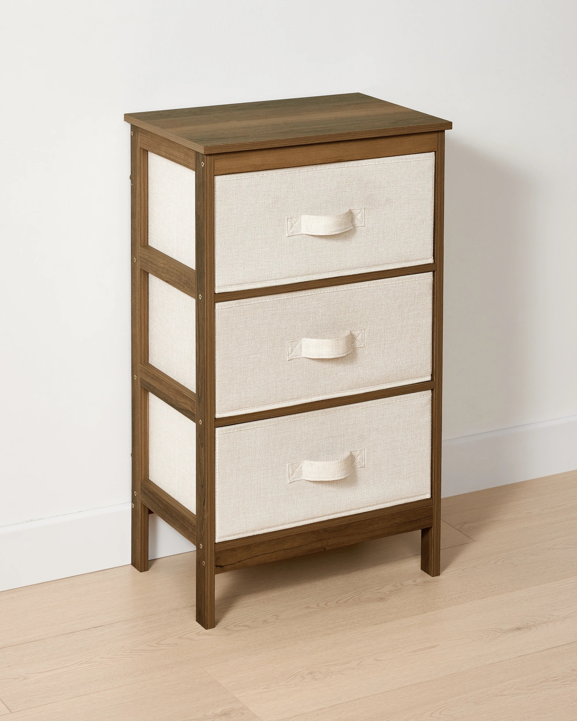 2 3 Drawer Walnut Look Chest, 2 of 7