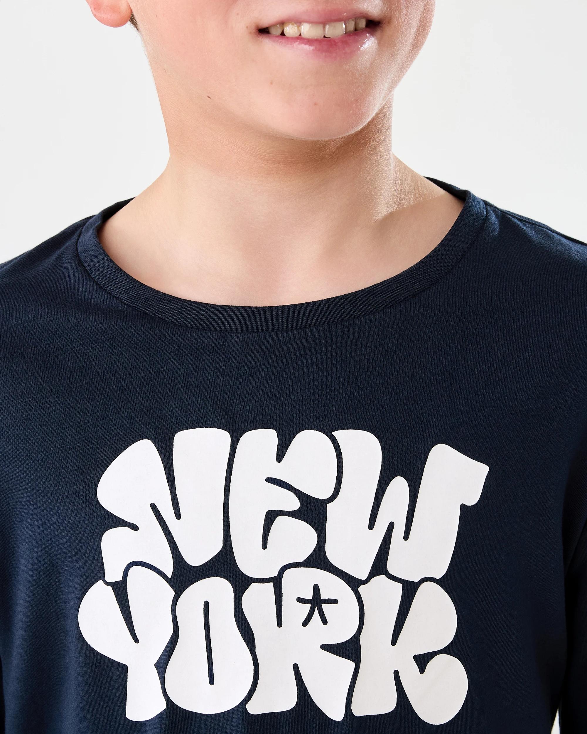 4 Knit Pyjama Set Nvy Ny, 4 of 8