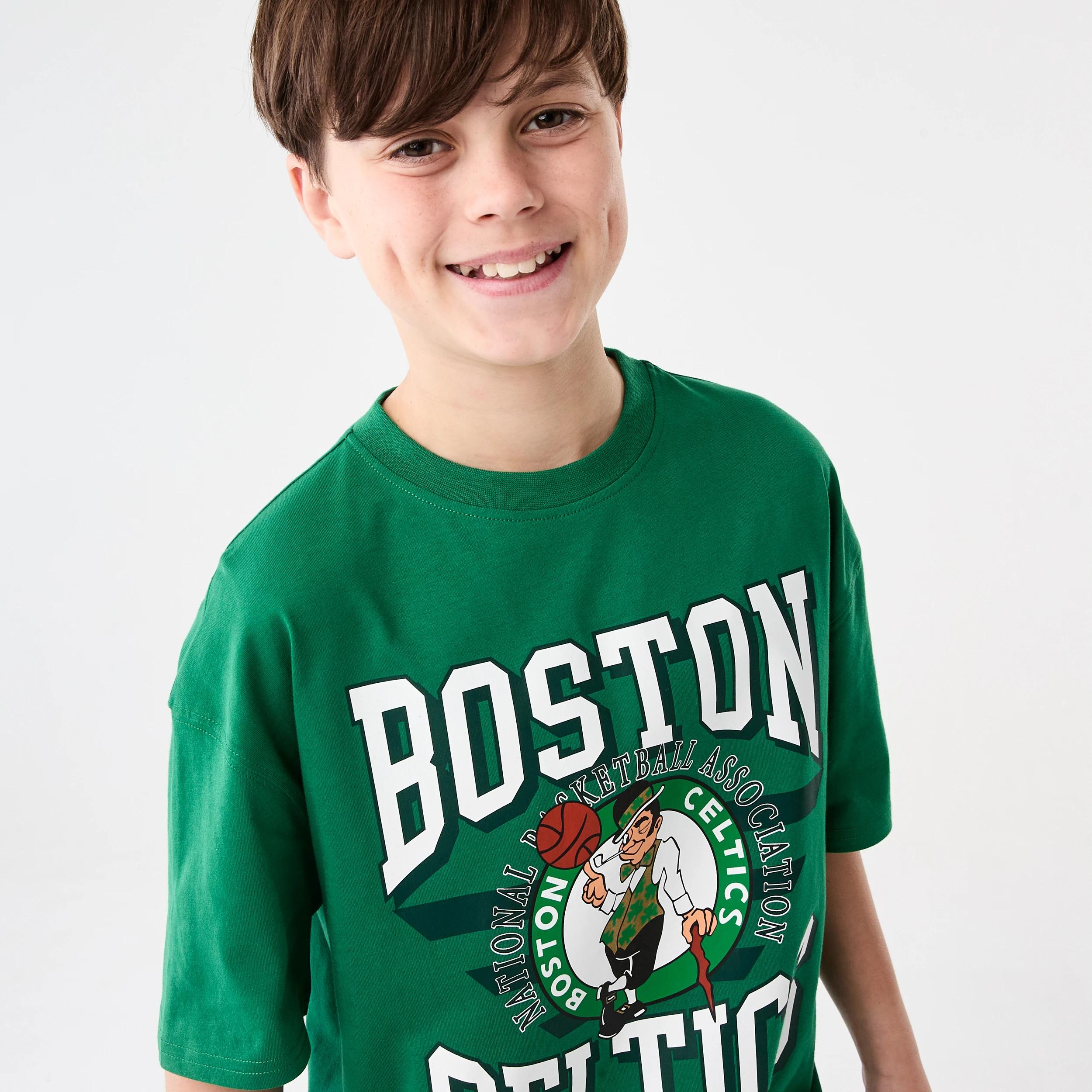 4 Official NBA Kids T-shirt GREEN CELTICS TEE, 4 of 7