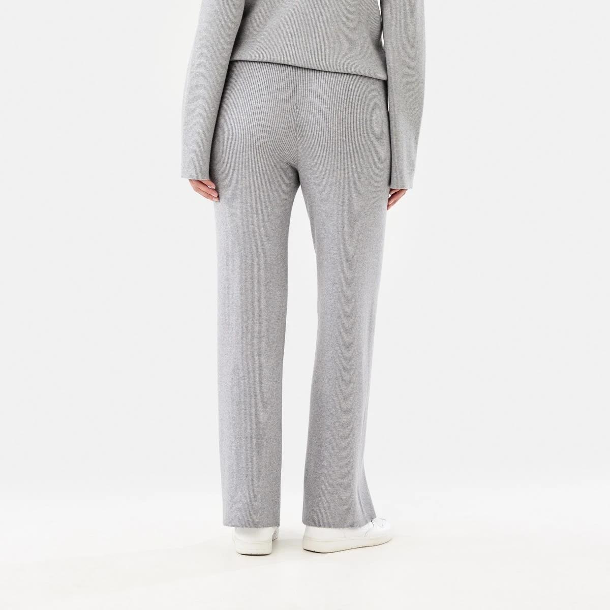 3 True Knit Rib Pants Grey Marle, 3 of 4