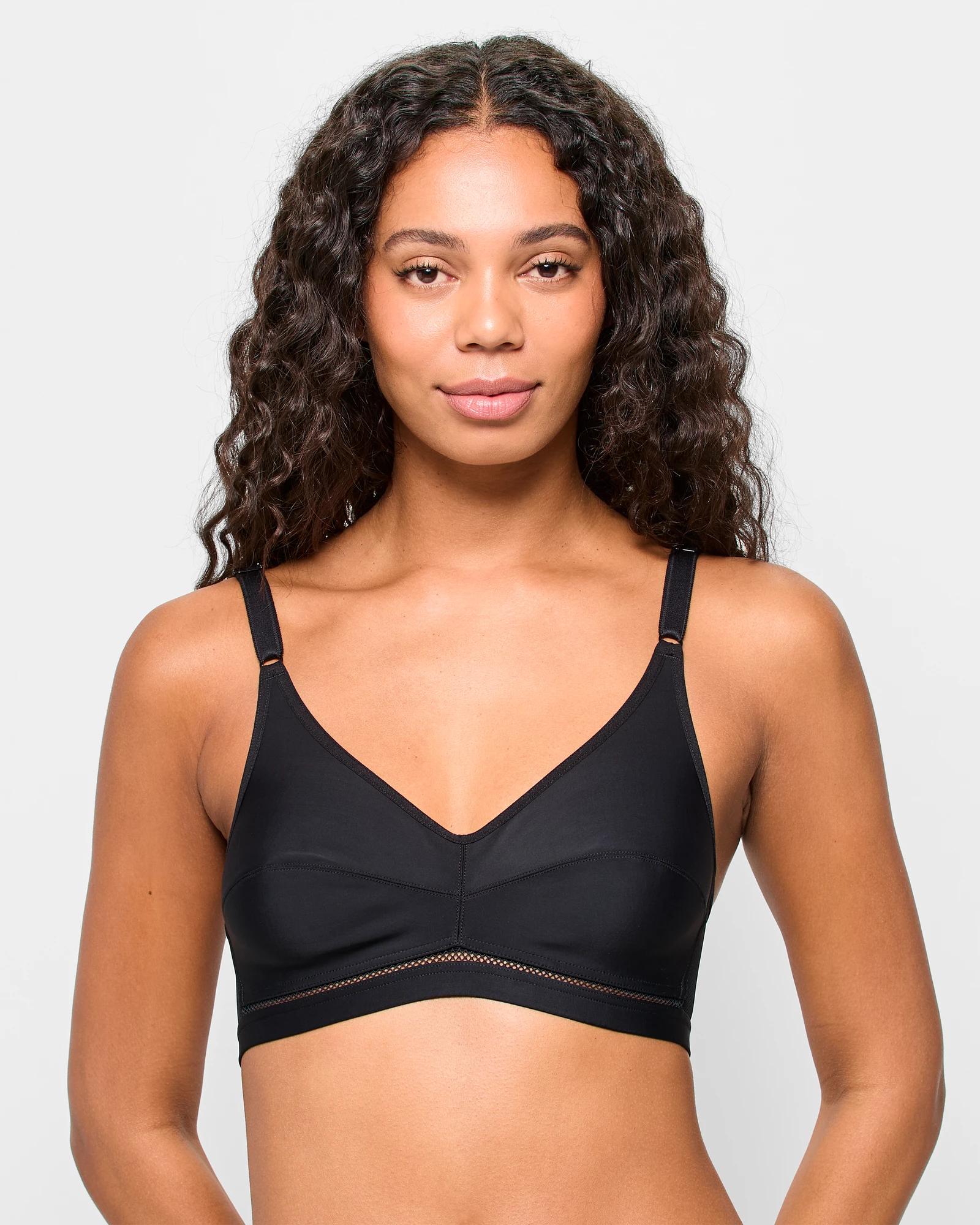 1 Target Classic Wirefree Bra BLACK, 1 of 3
