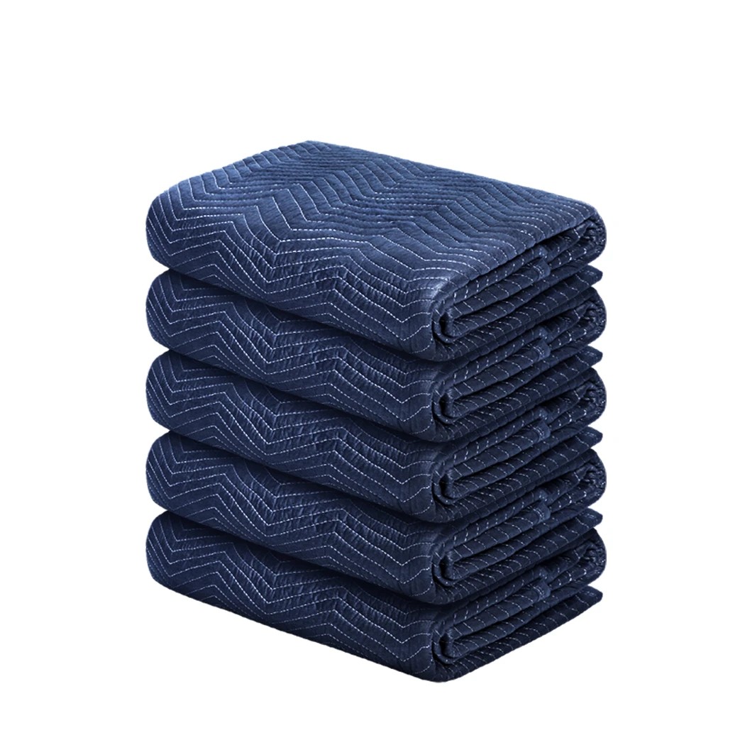 1 Traderight Heavy Duty Quilted Moving Blankets Furniture Removalist Pads, 1 of 8