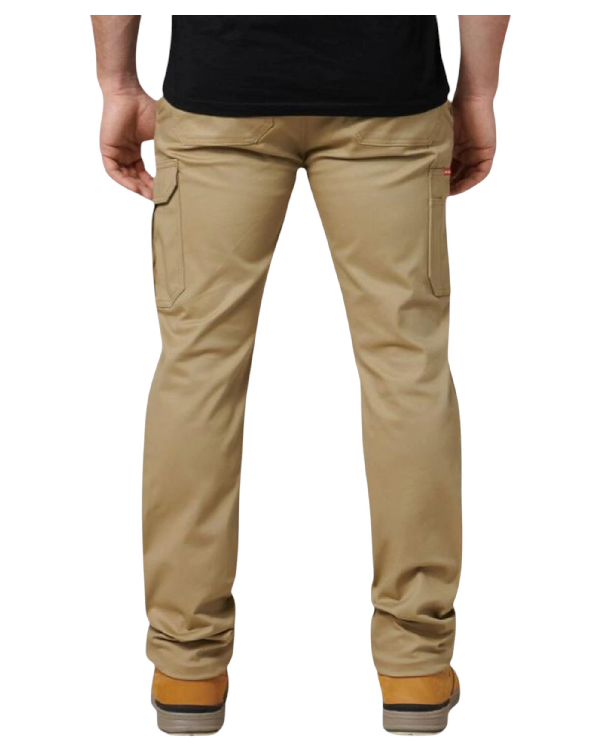 2 Hard Yakka Mens Core Basic Stretch Cargo Pant Workwear Khaki KHAKI, 2 of 6
