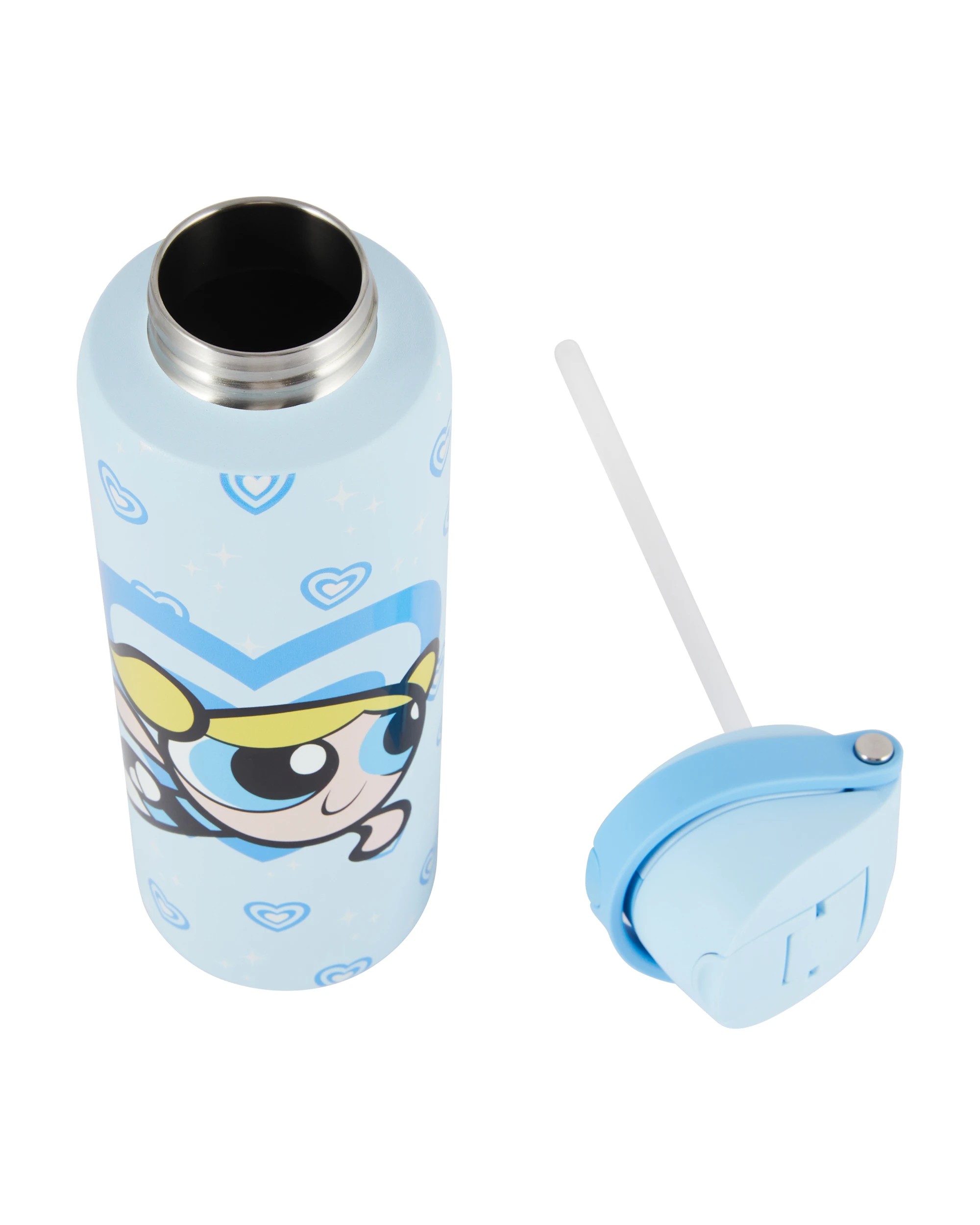 5 The Powerpuff Girls 940ml Dual Lid Bottle - Bubbles, 5 of 7
