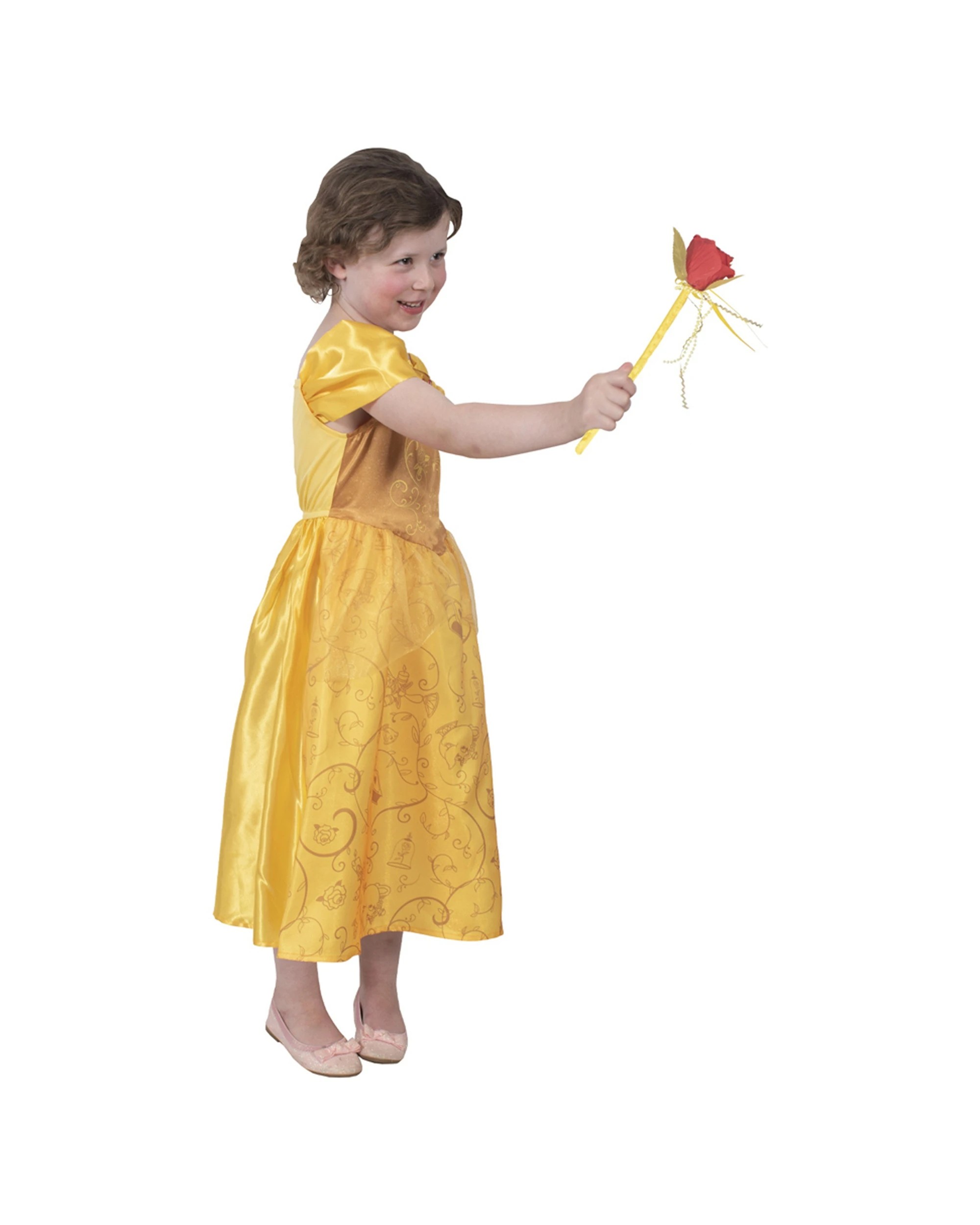 2 Disney Belle Filagree Costume Party Dress Up Kids - Yellow, 2 of 2