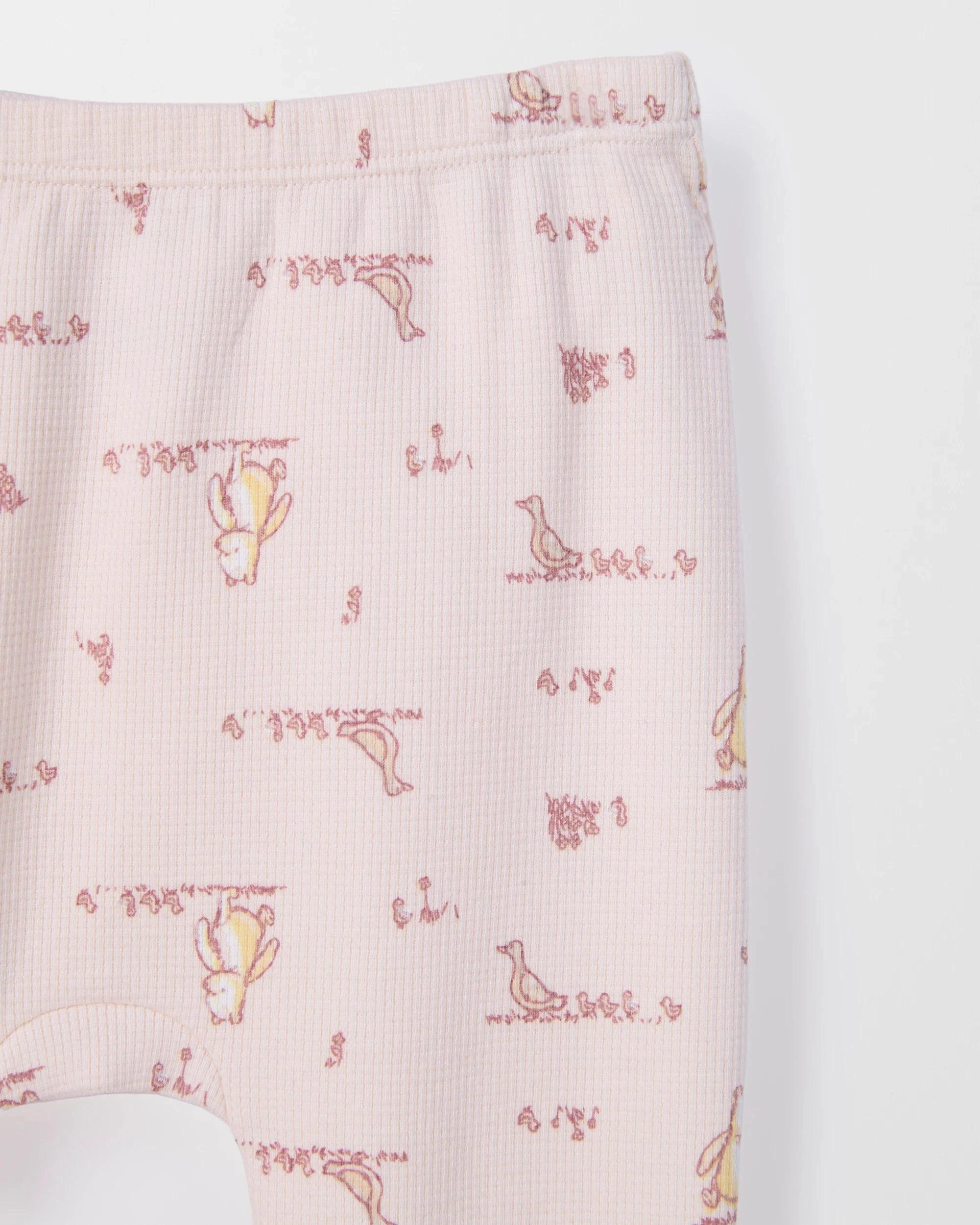 3 Disney Winnie The Pooh Baby Waffle Henley Bodysuit and Leggings Set WINNIE, 3 of 3