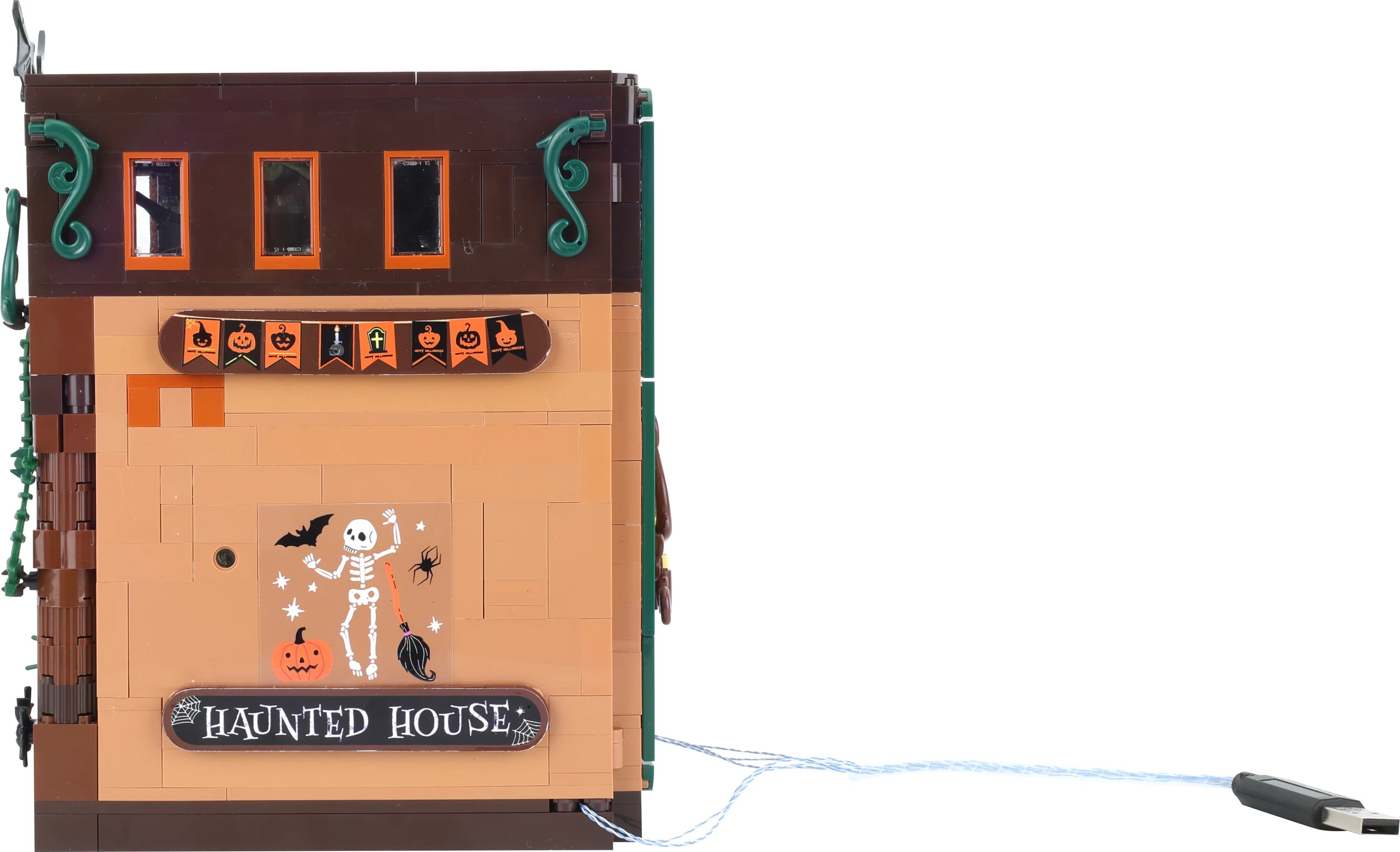 9 745 Piece Light Up Haunted Book Nook, 9 of 10