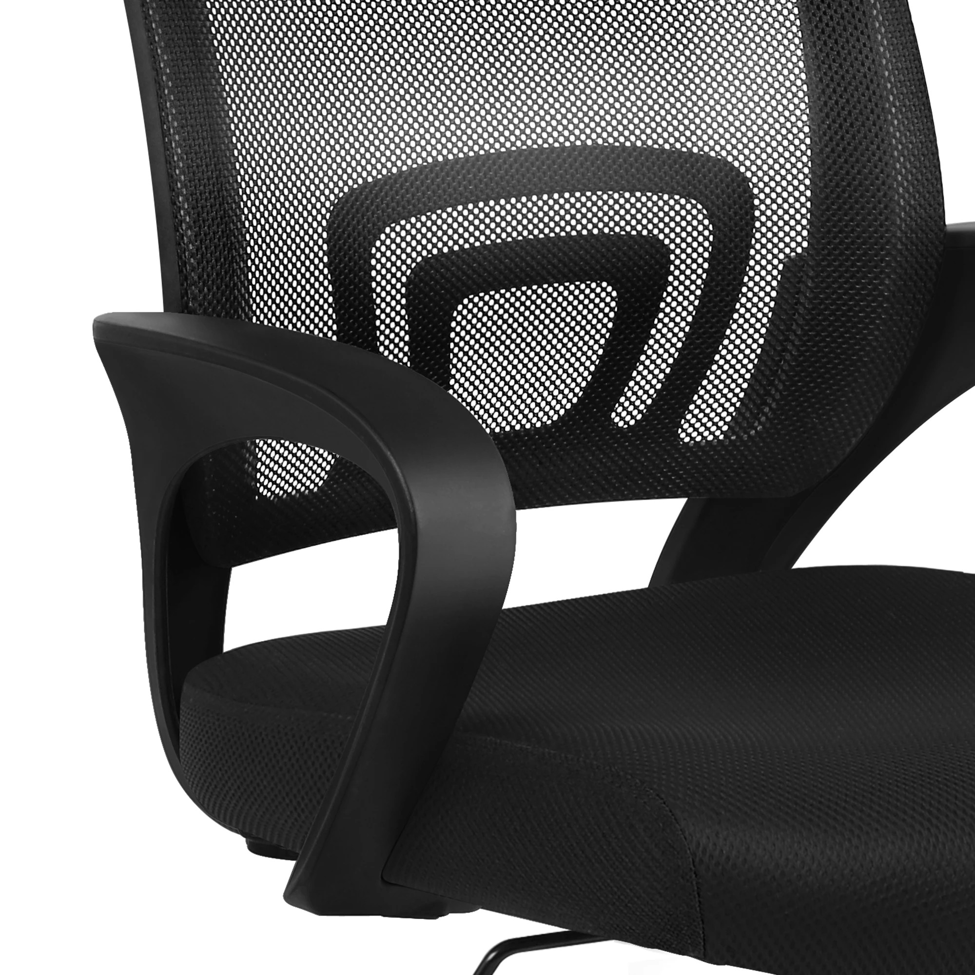 4 Alfordson Office Chair Mesh Executive Seat Gaming Computer Racing Work - Black, 4 of 10