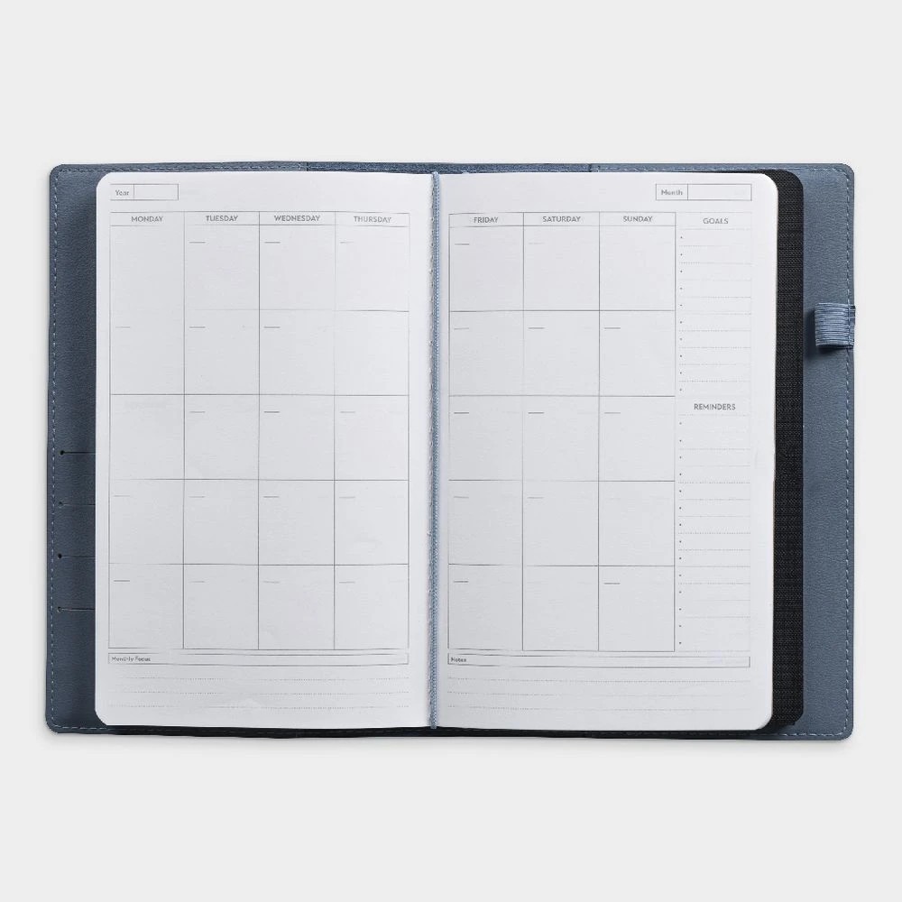 6 Otto Personal Undated Planner Petrol Blue, 6 of 10