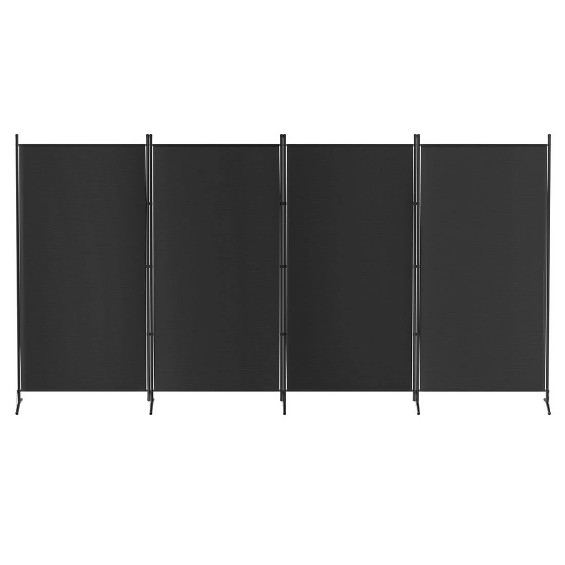 4 Artiss 4 Panel Room Divider Screen 345x180cm Fabric - Black, 4 of 7
