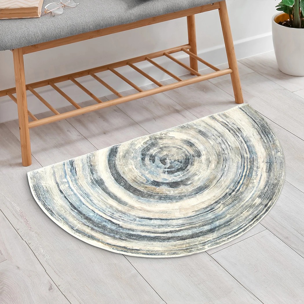 8 Marlow Wood Cut Pattern Machine Washable Doormat, 8 of 8