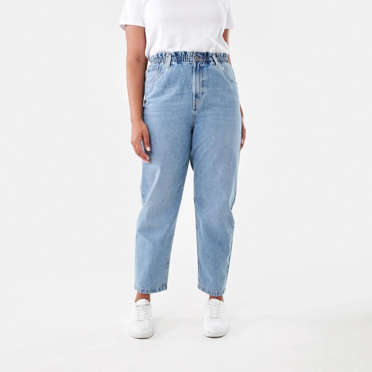 3 Paperbag Jeans Light Wash, 3 of 7