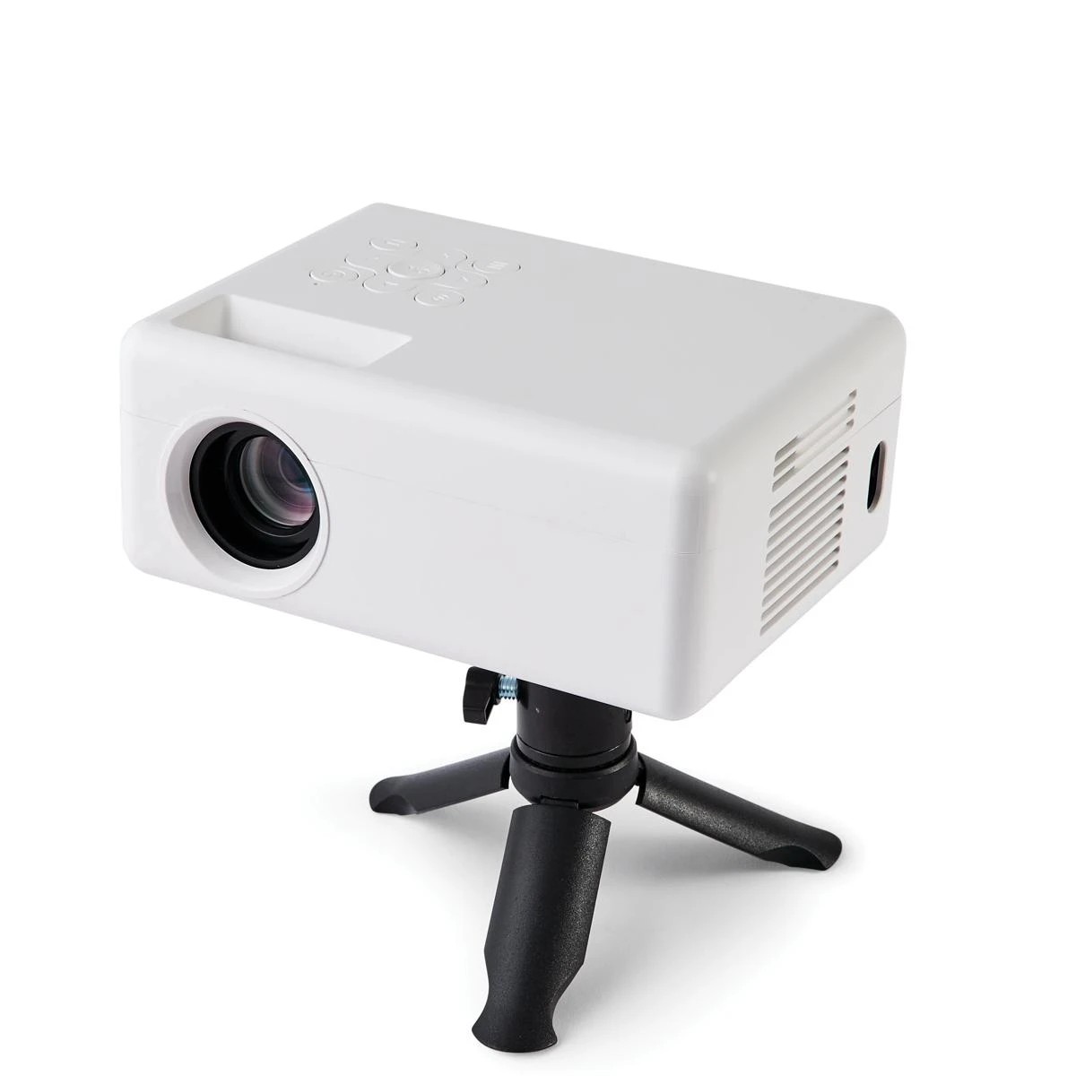 4 720P Mini Projector with Tripod - White, 4 of 11