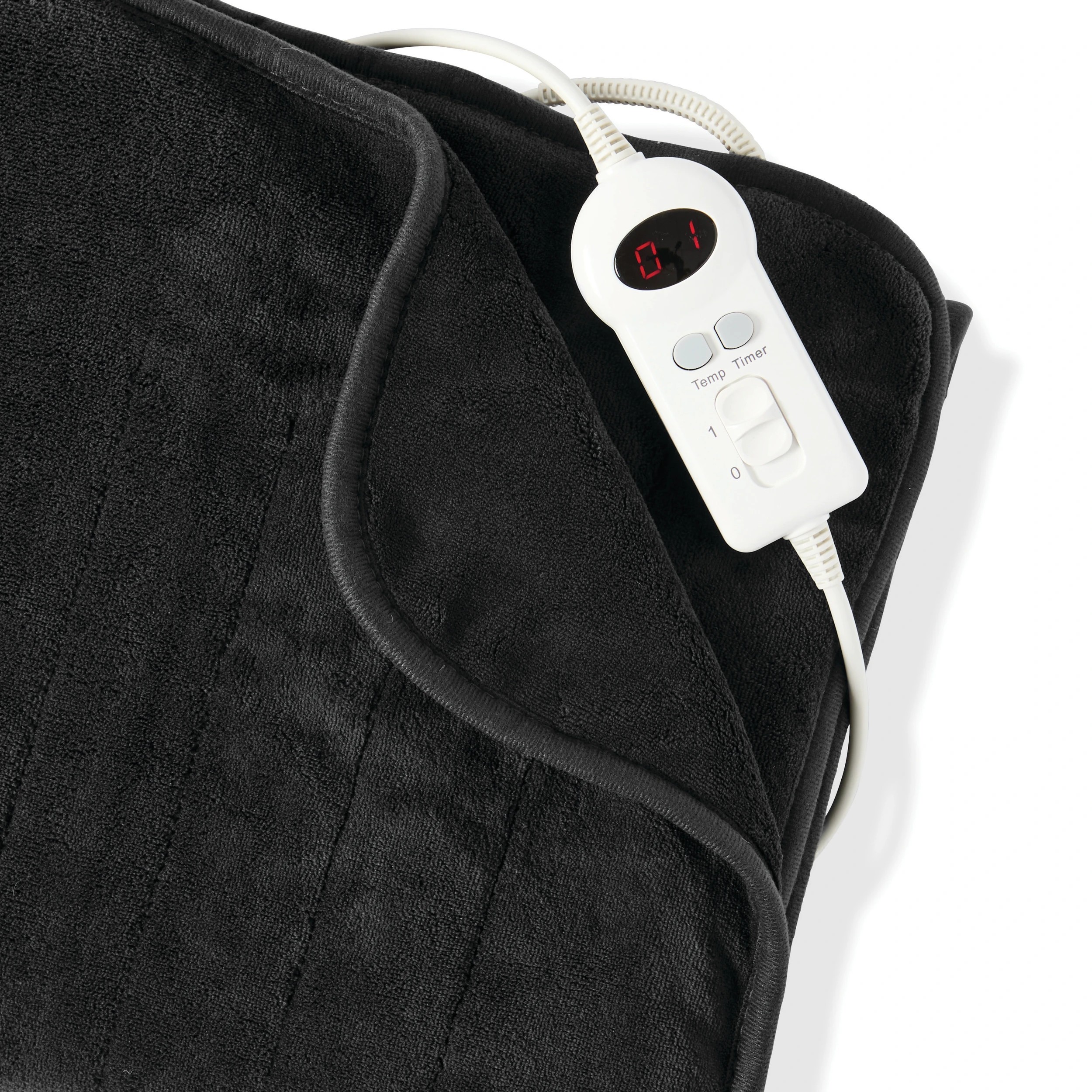 6 Heated Throw - Grey, 6 of 6