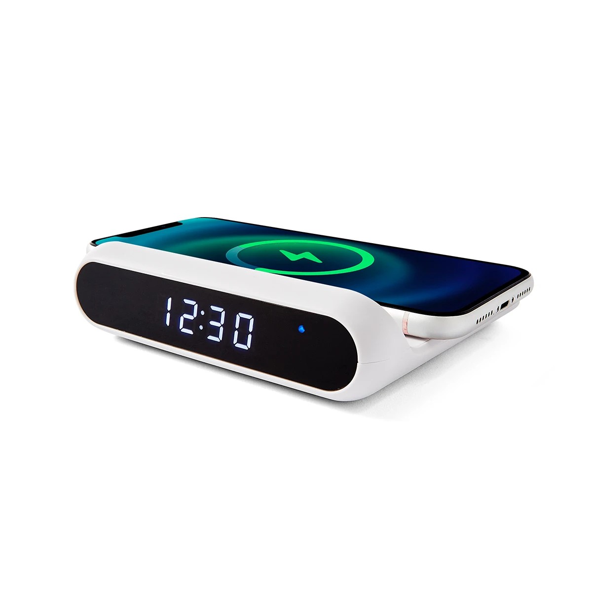 2 Clock Wireless Charger - White, 2 of 10