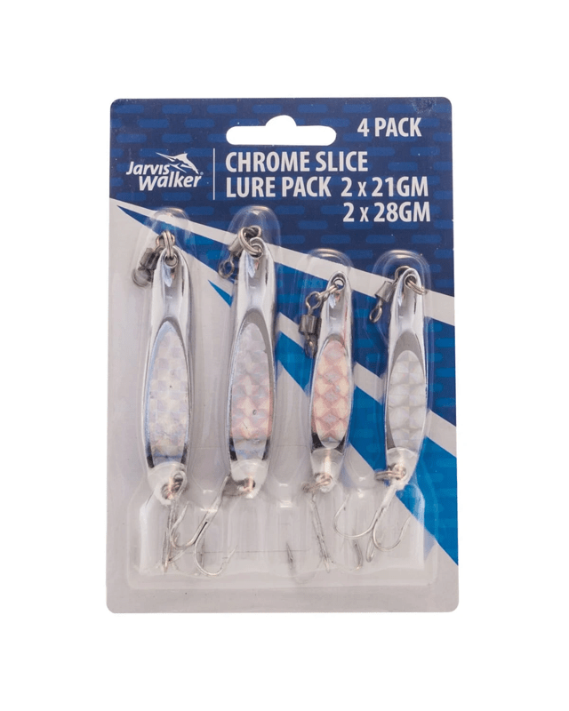 Jarvis Walker Chrome Slice Lures - Set 