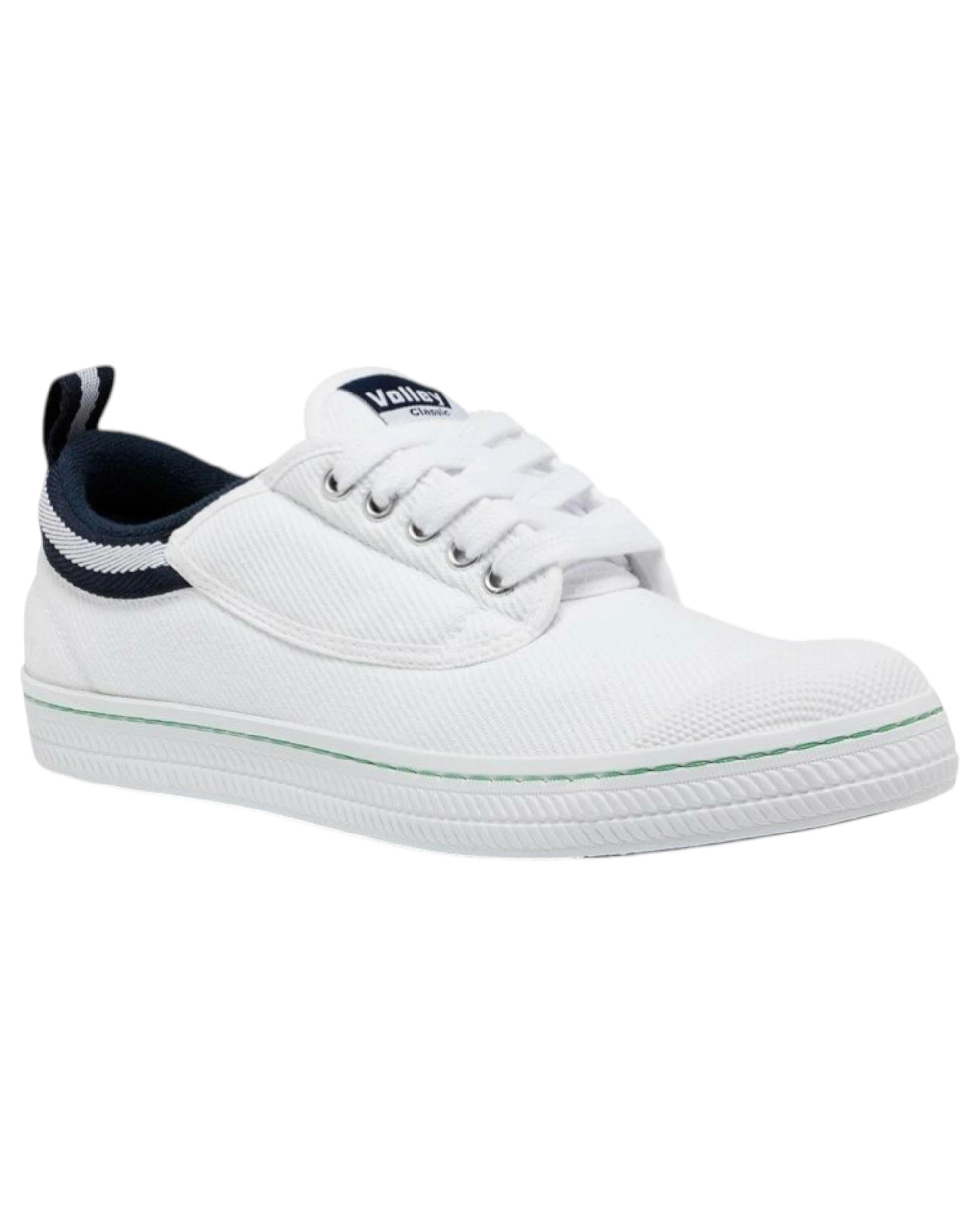 3 Volley Mens Dunlop Classic Canvas s Sneakers Casual Shoes - Black/Grey WHITE/NAVY, 3 of 3