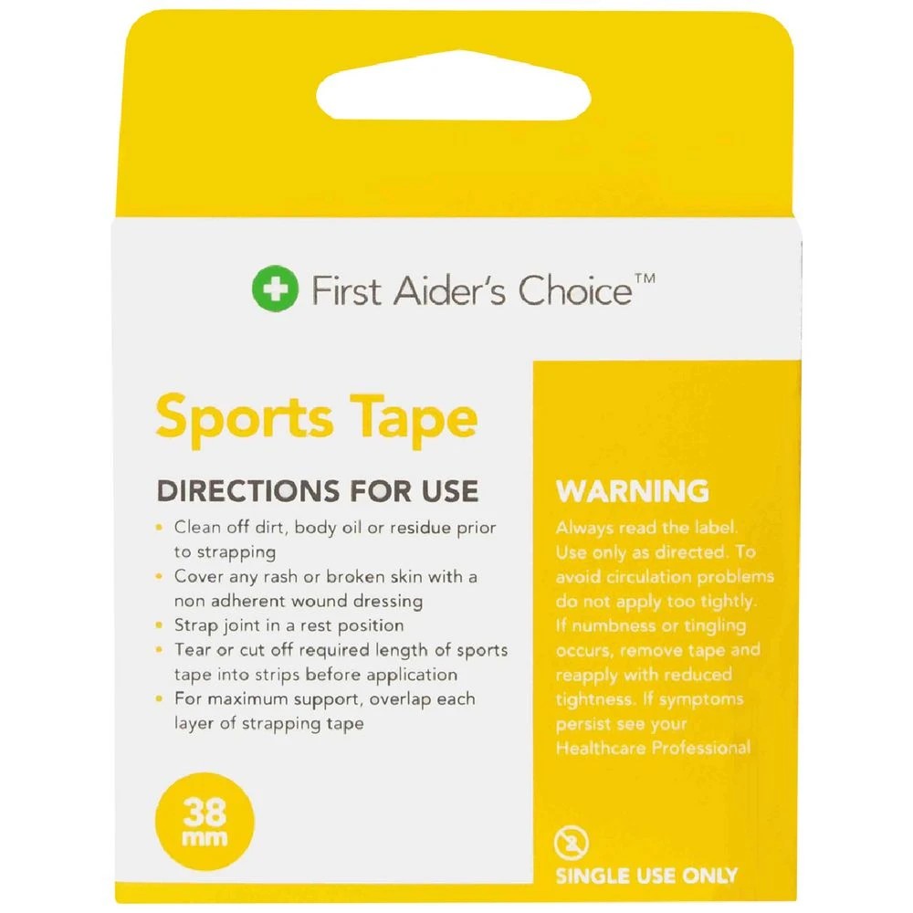 2 First Aider's Choice Sports Tape Medium 38mm x 15m, 2 of 4