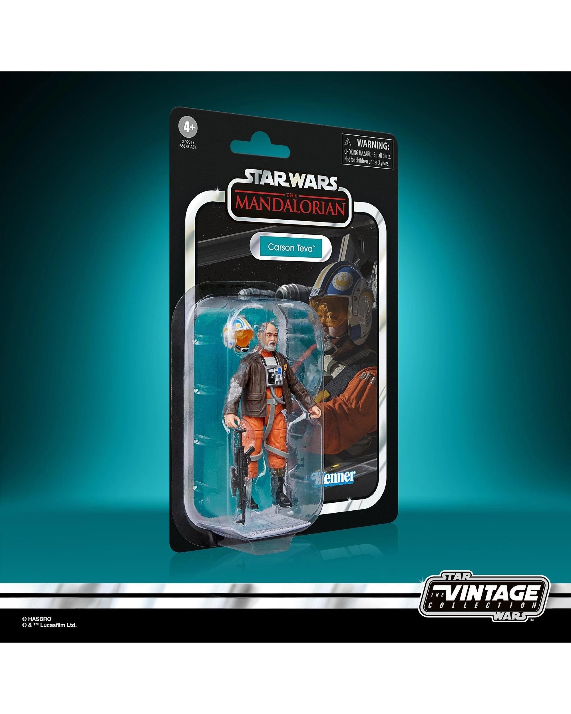 10 Star Wars The Vintage Collection: The Mandalorian Carson Teva Action Figure, 10 of 10