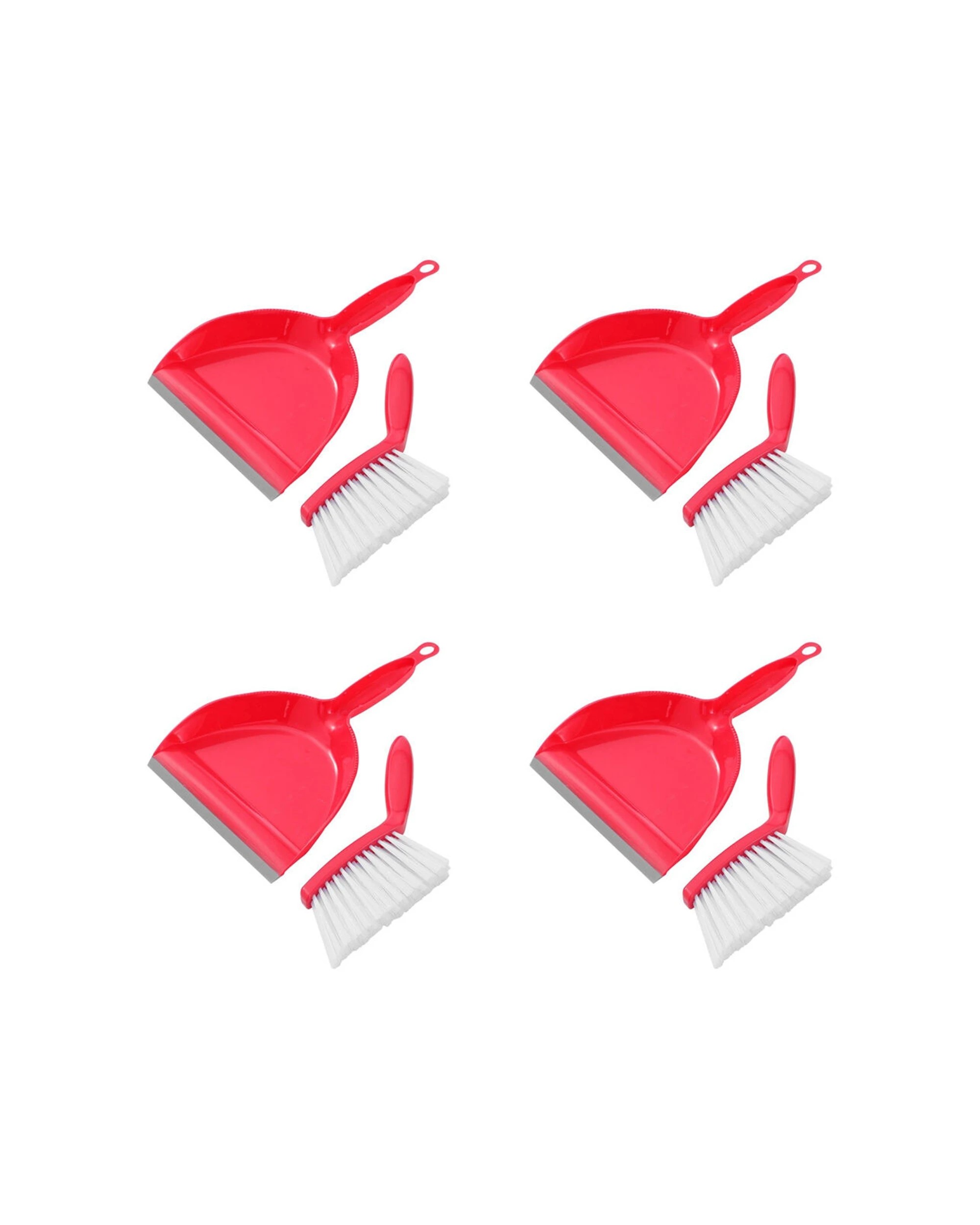 1 Boxsweden 4PK Prime Compact Indoor Dustpan And Snap-in-Brush Set Mini - Multi, 1 of 7