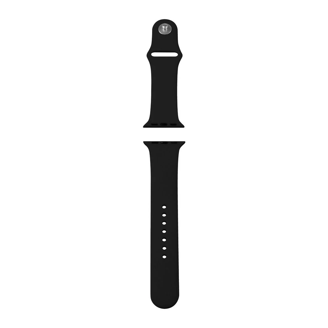 4 Otto Apple Watch Silicone Band Series 4-9/SE 40-41mm Black, 4 of 4