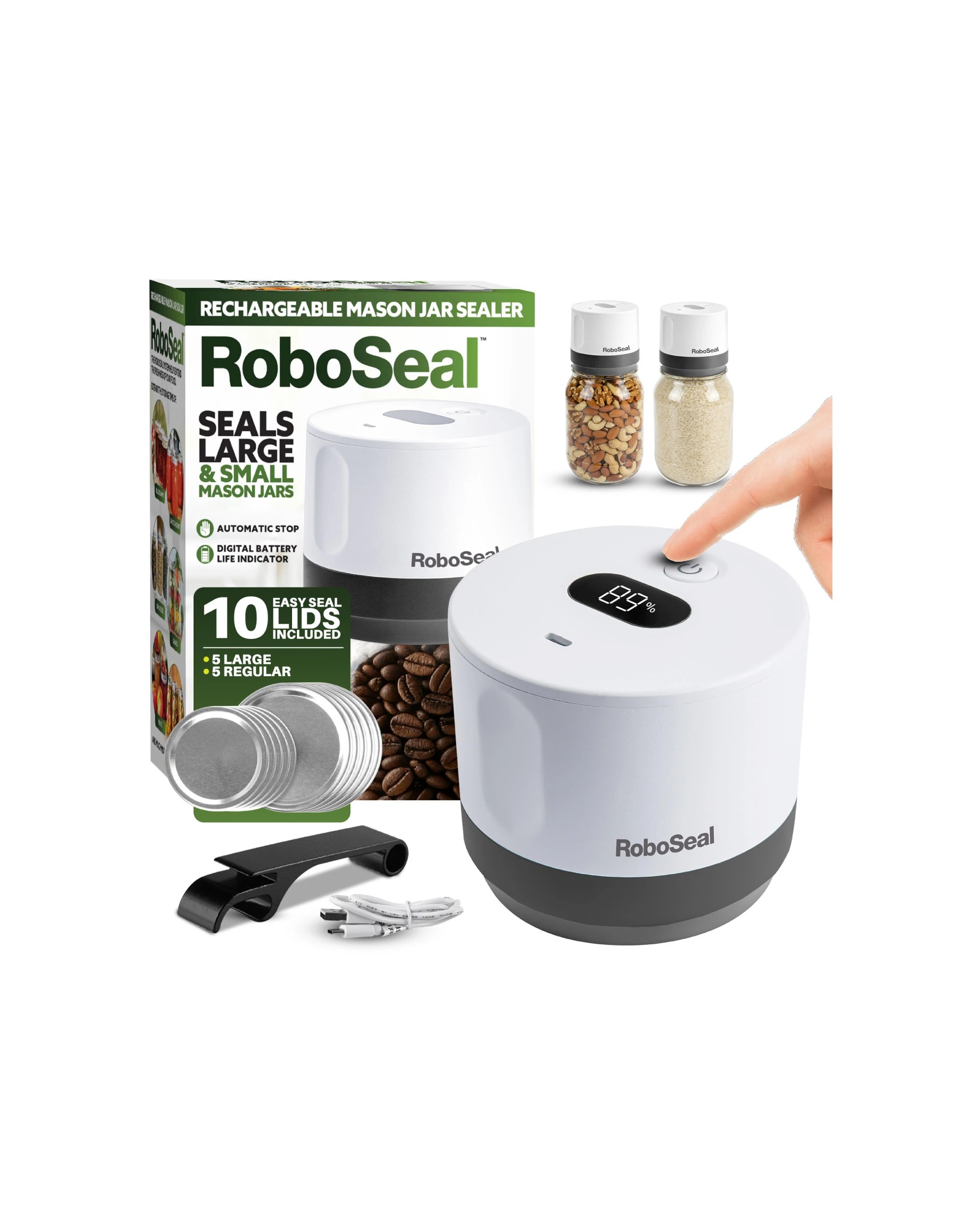 1 Global Shop Direct Roboseal Electric Vacuum Sealer for Jars, 1 of 8