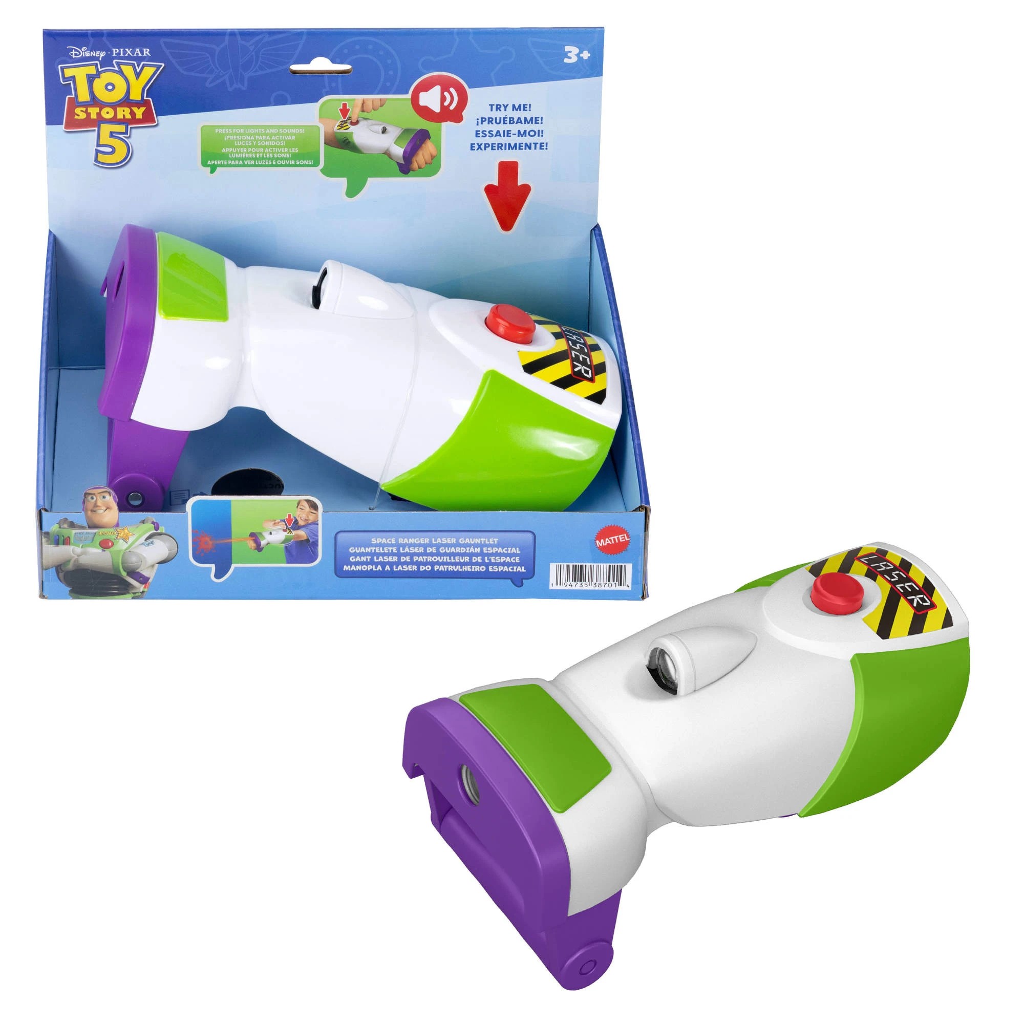 1 Disney and Pixar Toy Story 5 Space Ranger Laser Gauntlet, 1 of 6