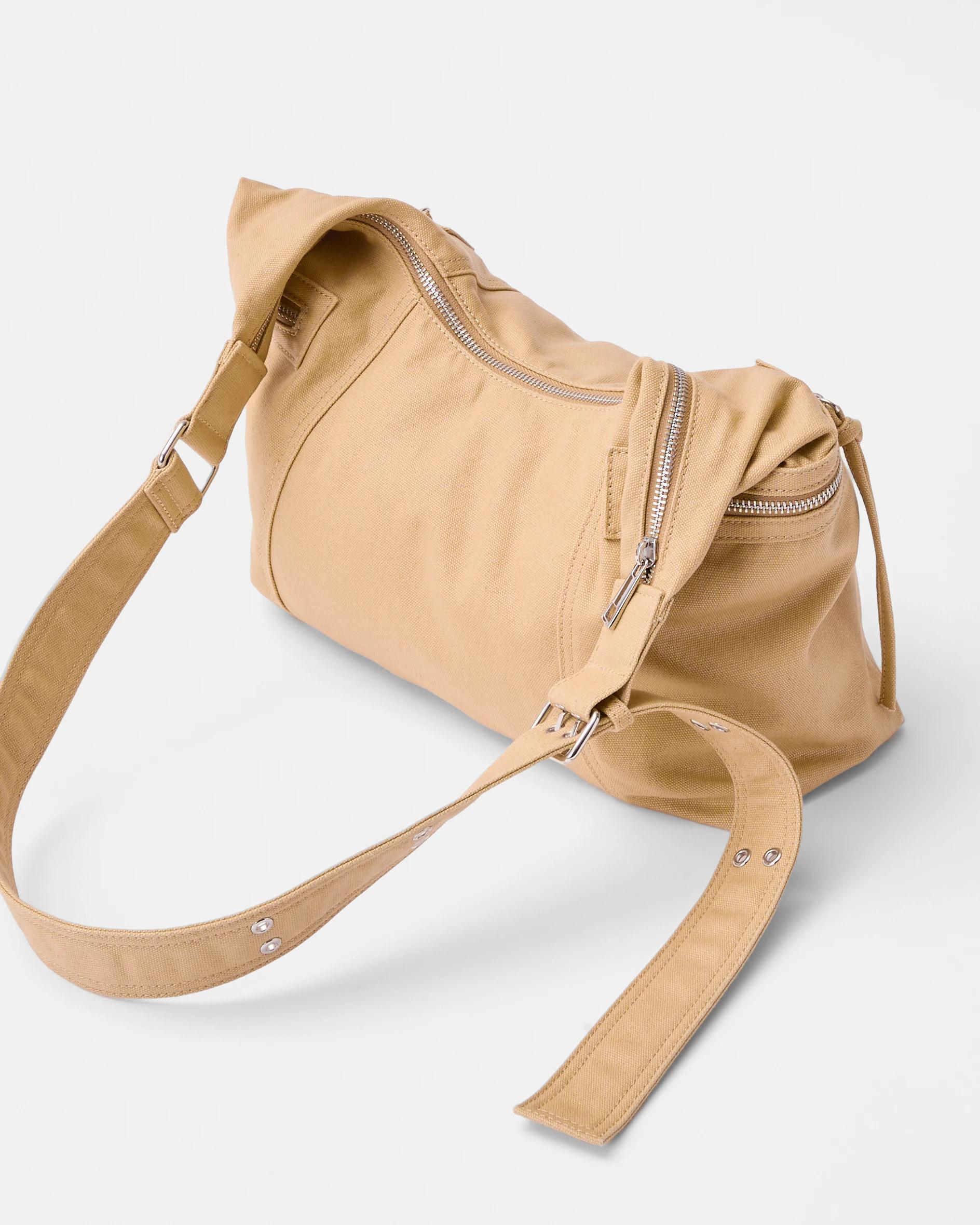 6 Casual Crossbody Bag Beige, 6 of 8